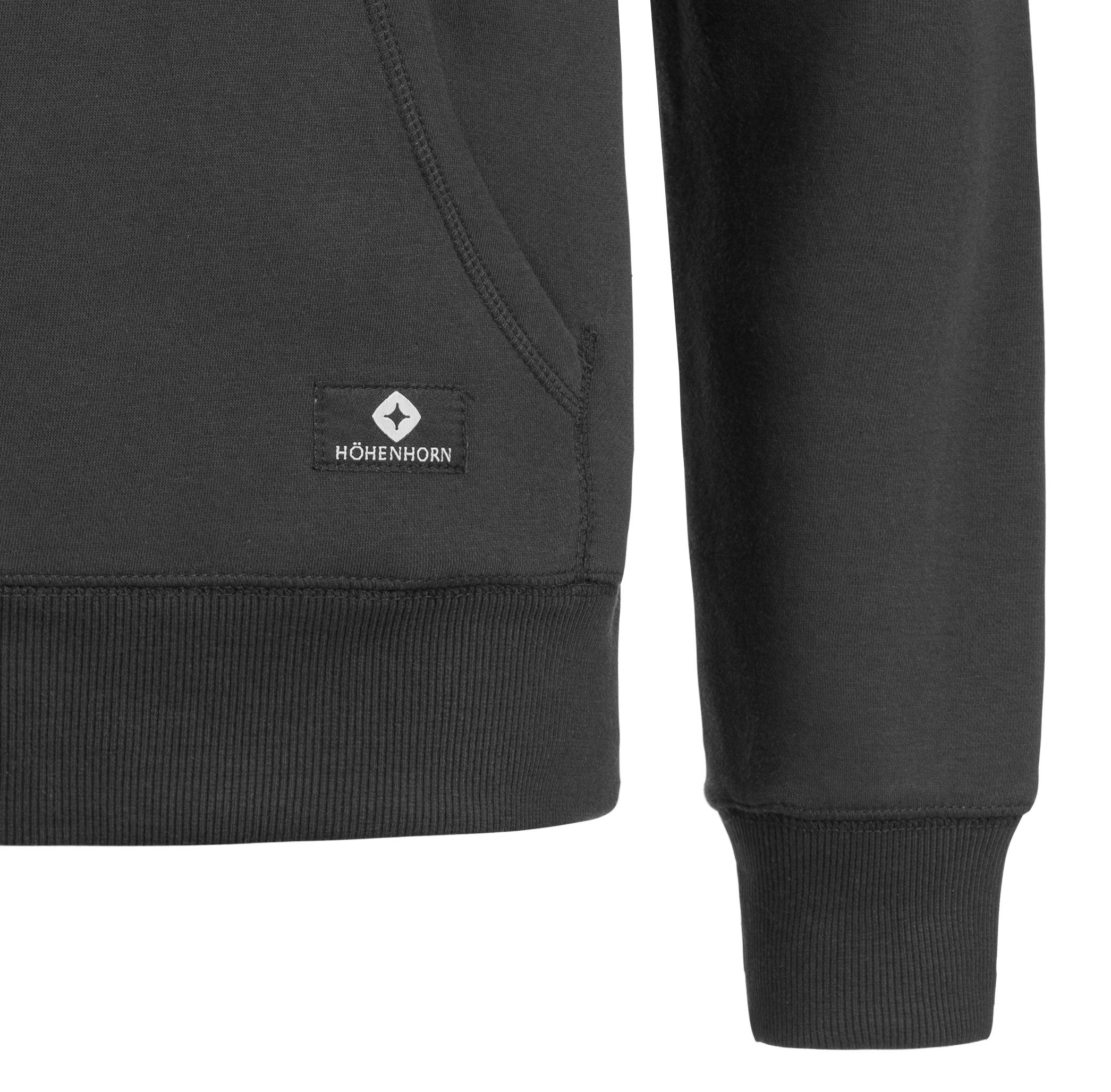 Höhenhorn Hoodie Janga Herren Kapuzen Pullover für Männer Hoody Sweatshirt Hochwertige Baumwolle, weiche Innenseite, angenehm warm