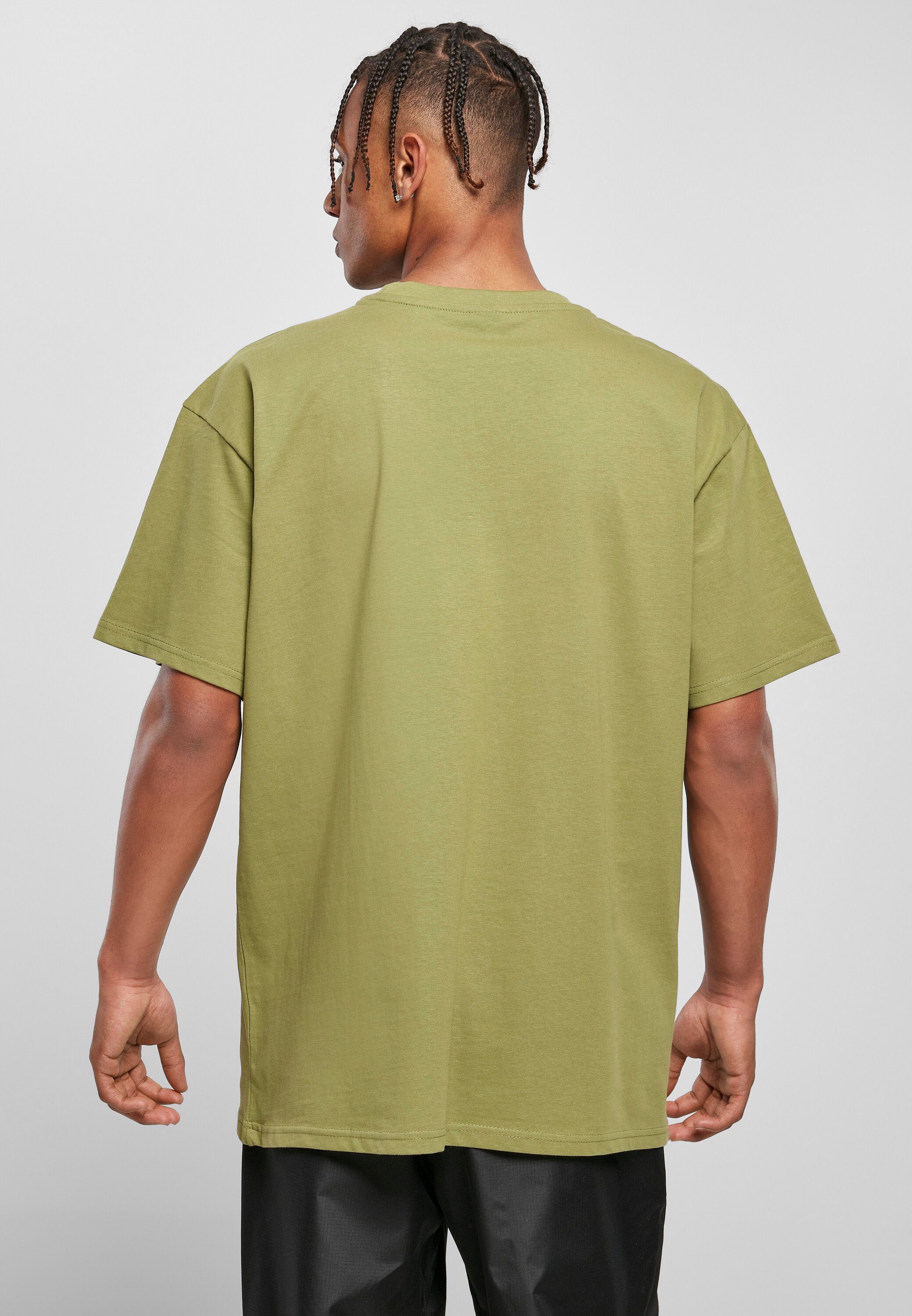 Tee Oversized T-Shirt URBAN (1-tlg) CLASSICS Heavy Herren newolive