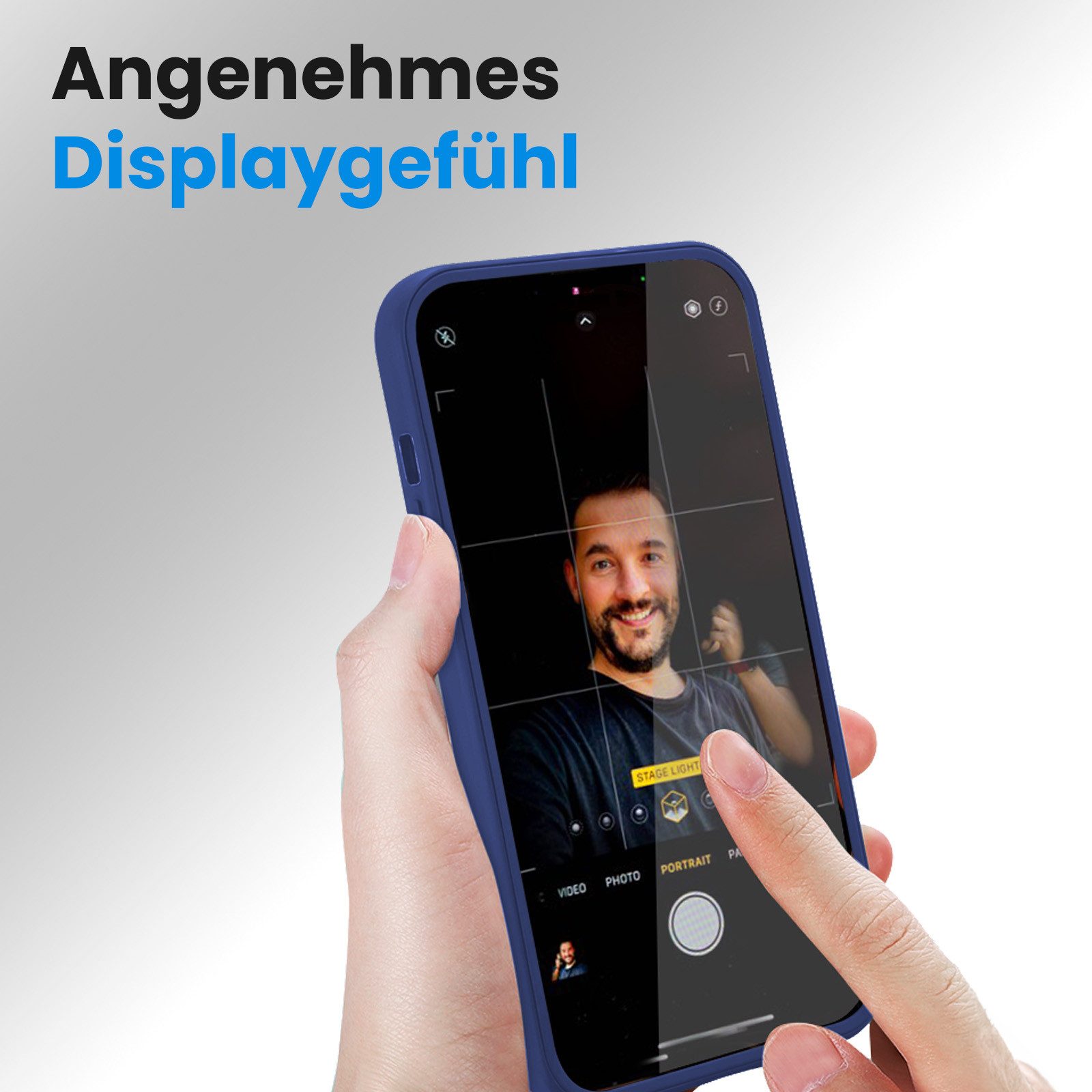 Tec-Expert Handyhülle 360 Grad Hülle für Samsung Galaxy A17 / A17 5G 6.7 Zoll, 6.7", Rundum Schutz Cover Case Hülle robust – Bild 5 von 5