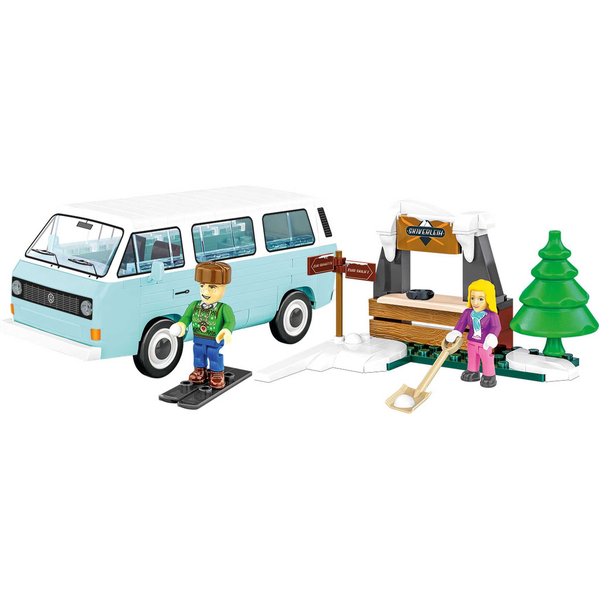 COBI CB-24639 - VW T3 Winter Abenteuer (Cobi) Spielbausteine