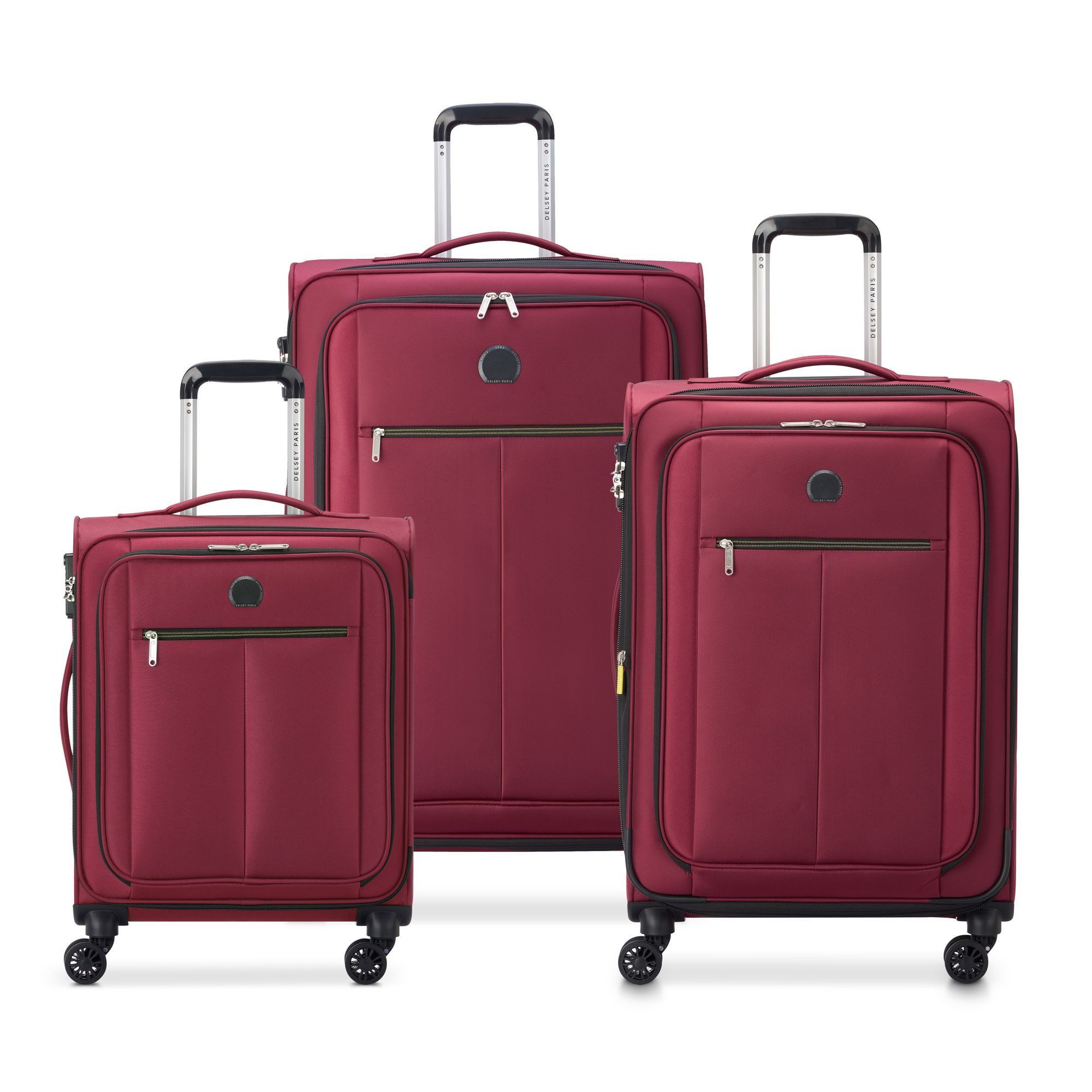 Delsey Paris Чемоданы на колесах et Pin Up 6, 4 Rollen, (3-teilig, 3 tlg), Polyester