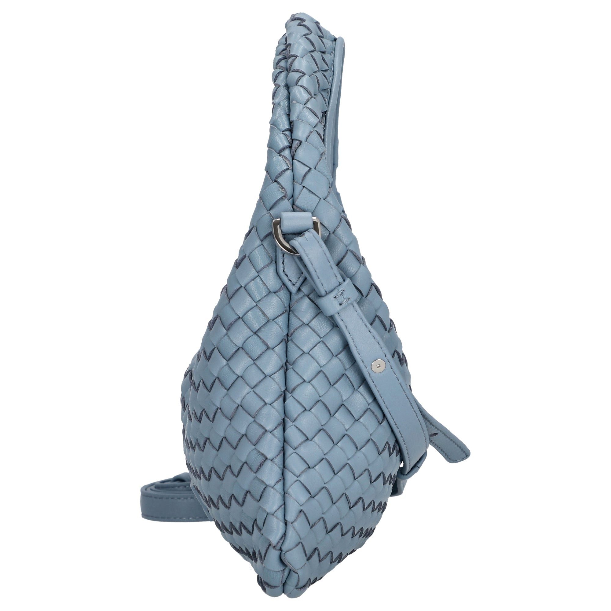 Les Visionnaires Handtasche Sadie Weave Silky - Henkeltasche 37 cm (celeste) – Bild 3 von 5