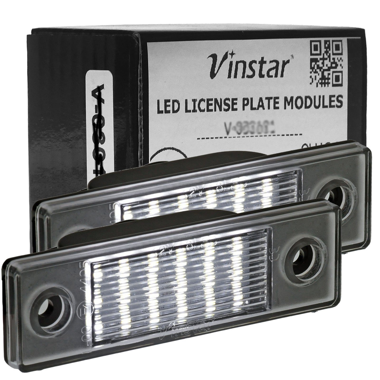 Vinstar KFZ-Ersatzleuchte LED Kennzeichenbeleuchtung E-geprüft für CHEVROLET, CHEVROLET Camaro Aveo Kalos Captiva Cruze Spark