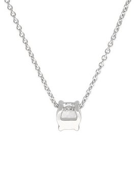 Firetti Kette mit Anhänger Schmuck Geschenk Silber 925 Halsschmuck Halskette Ankerkette Solitär, mit Zirkonia (synth)