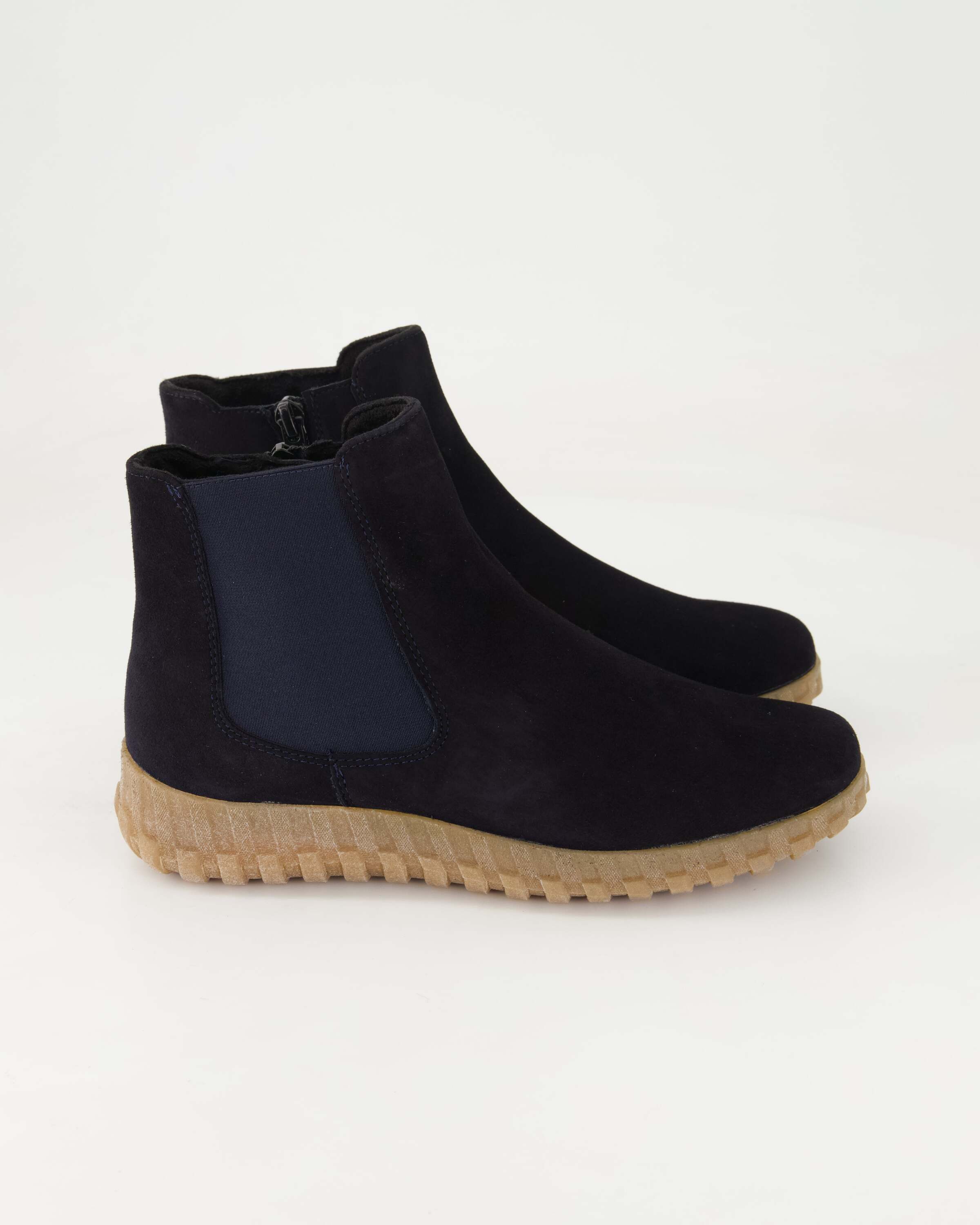 Semler Samt-Chevro Chelseaboots Obermaterial: Leder