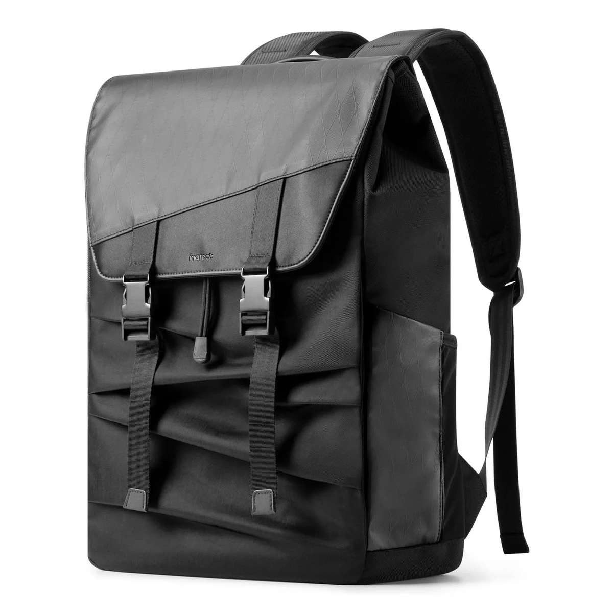 Inateck Notebook-Rucksack Inateck BP01008 Rucksack Reiserucksack Schwarz Polyester