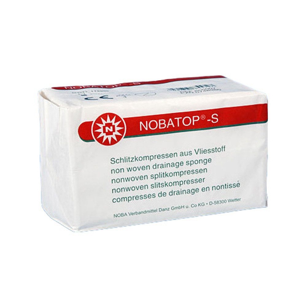 Nobamed Wundpflaster Nobatop-S Schlitzkompressen, 6-fach, unsteril (1000 St)