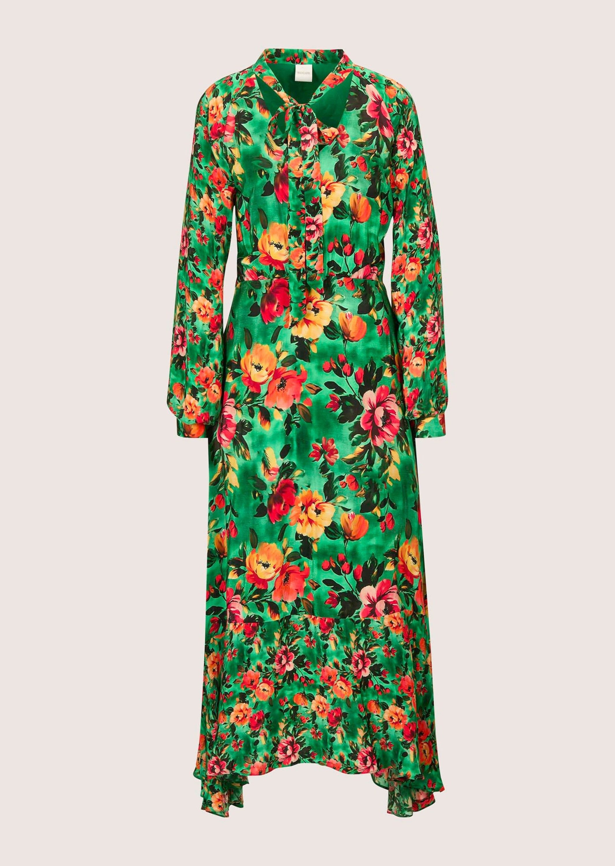 Maxikleid Stretchkleid mit Blumenmuster