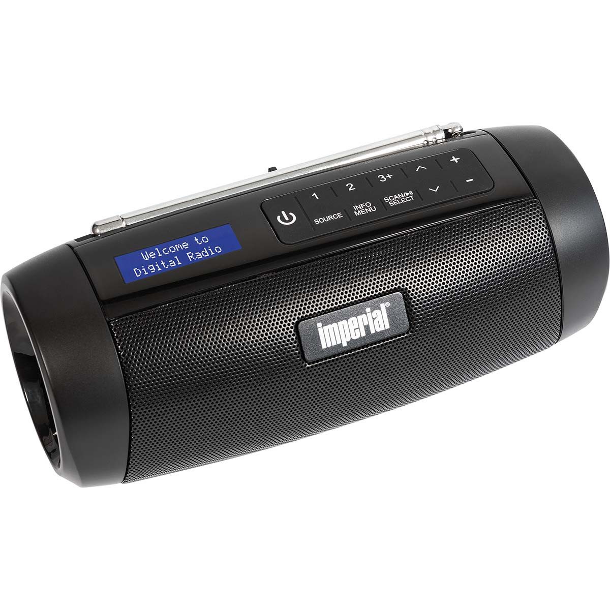 IMPERIAL 22-316-00 Radio (DAB+ Radio, 5 W, DAB+, Bluetooth, spritzwassergeschützt für Outdoor-Nutzung, 8h Akku)