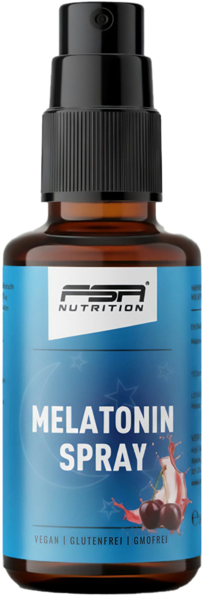 FSA NUTRITION Melatonin Einschlafspray 1 mg auf Wasserbasis & ohne Alkohol Kirsche Spray, 30 ml