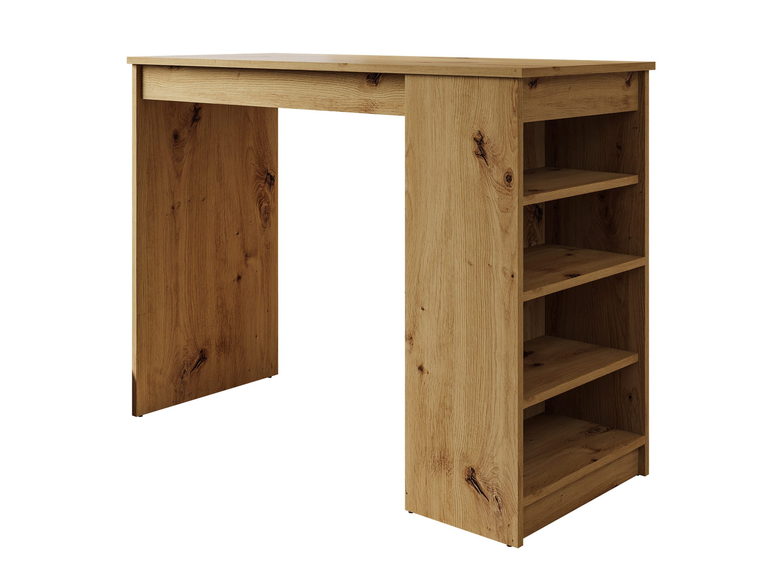 MIRJAN24 Bartisch Zotino (mit Regale), 115x50x102 günstig online kaufen