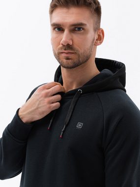 OMBRE Hoodie Sweatshirt HOODIE aus kombinierten Materialien