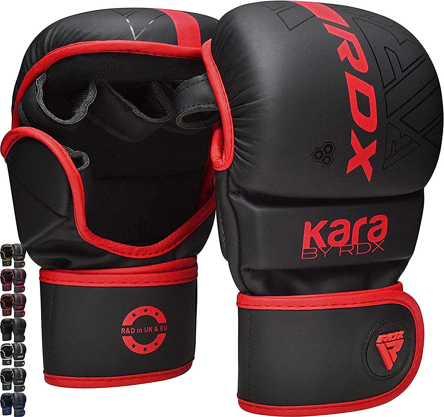 RDX RDX Kampfsport Handschuhe, Training Red Sports Grappling für Gloves MMA MMA-Handschuhe MMA