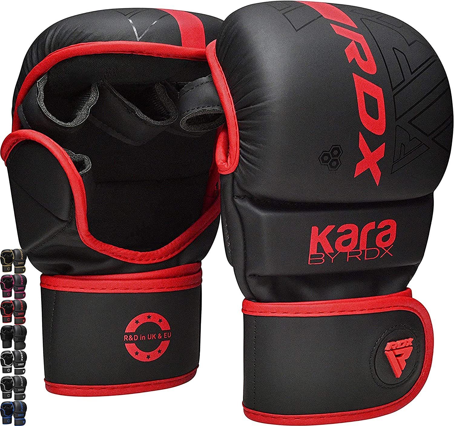 RDX Sports MMA-Handschuhe RDX MMA Handschuhe, MMA Gloves für Kampfsport Grappling Training