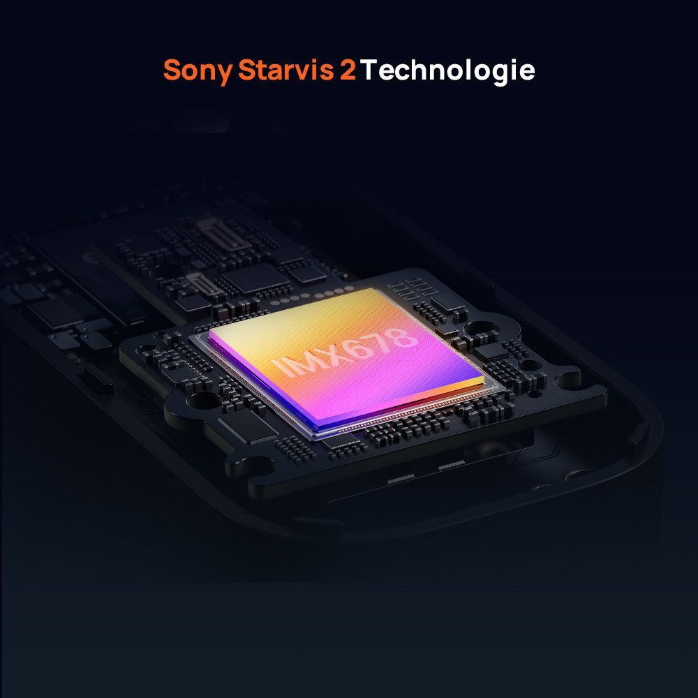 70mai M800 4K Dashcam mit 128 GB eMMC Speicher, ADAS Dashcam (4K Ultra HD, WLAN (Wi-Fi), STARVIS 2 IMX678 Bildsensor, HDR, GPS)