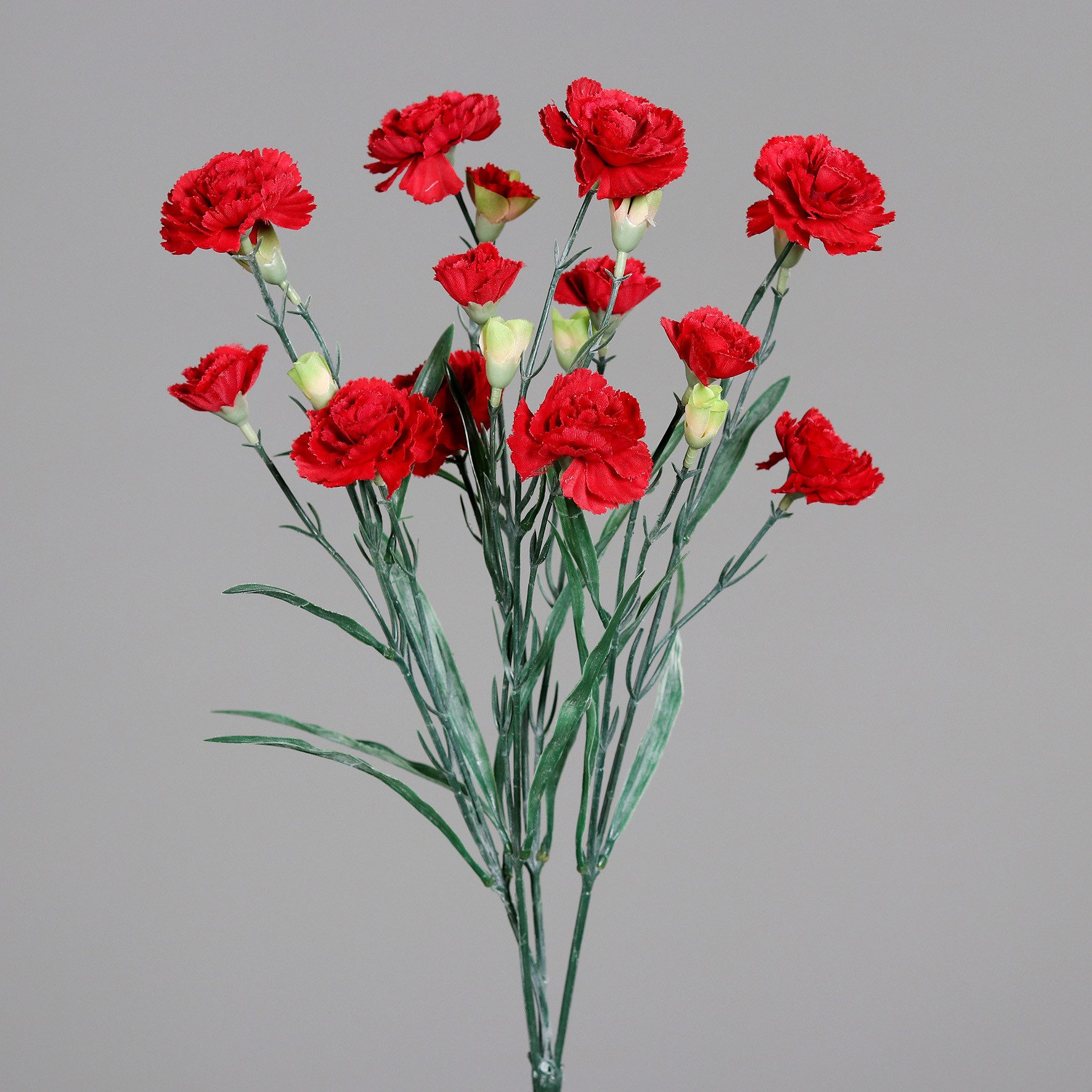 Kunstblumenstrauß Künstlicher Nelken Blumenstrauß, Rot, 50 cm Длина
