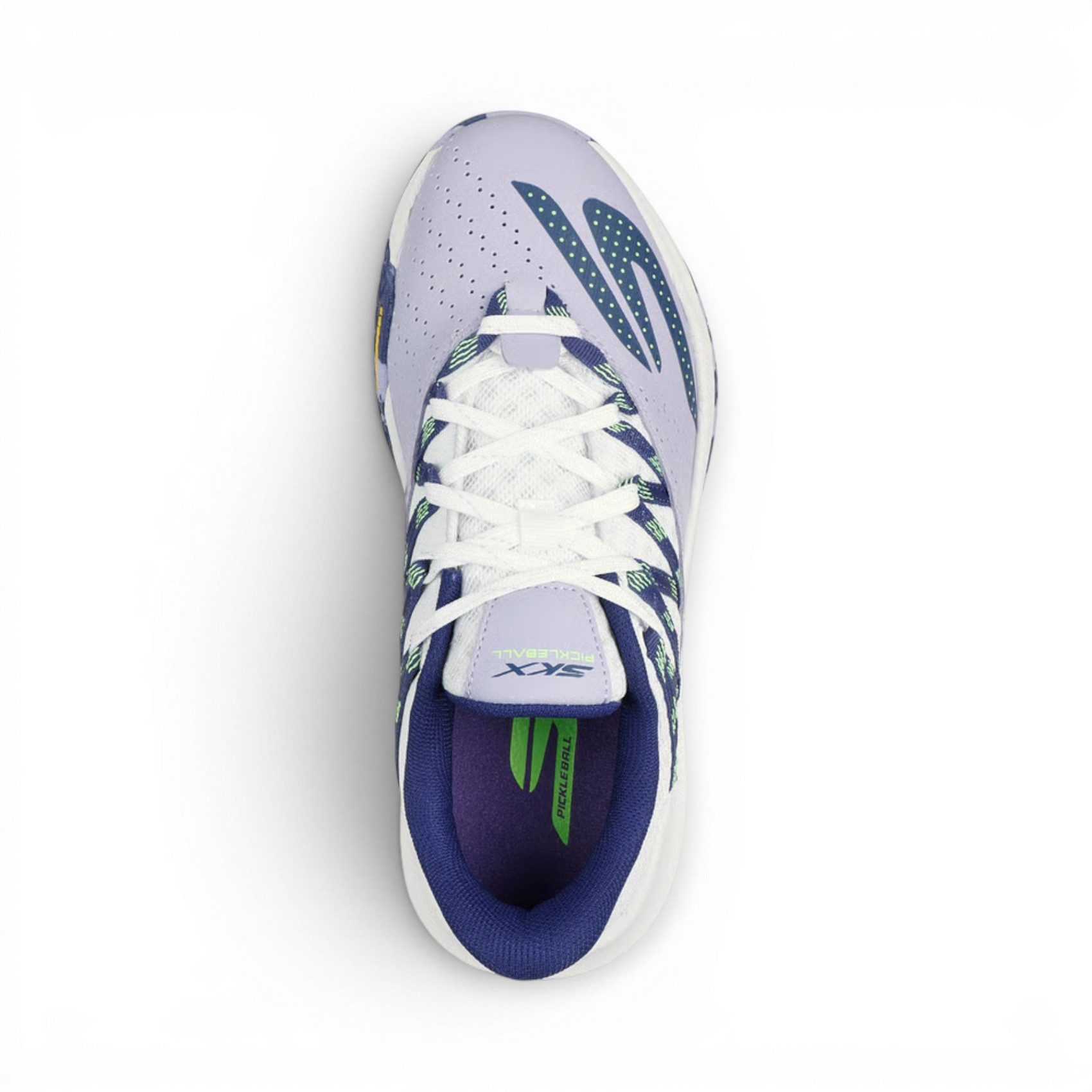 Skechers Tennisschuhe Relaxed Fit Viper Court Rally Allcourt weiss/violett Padelschuh