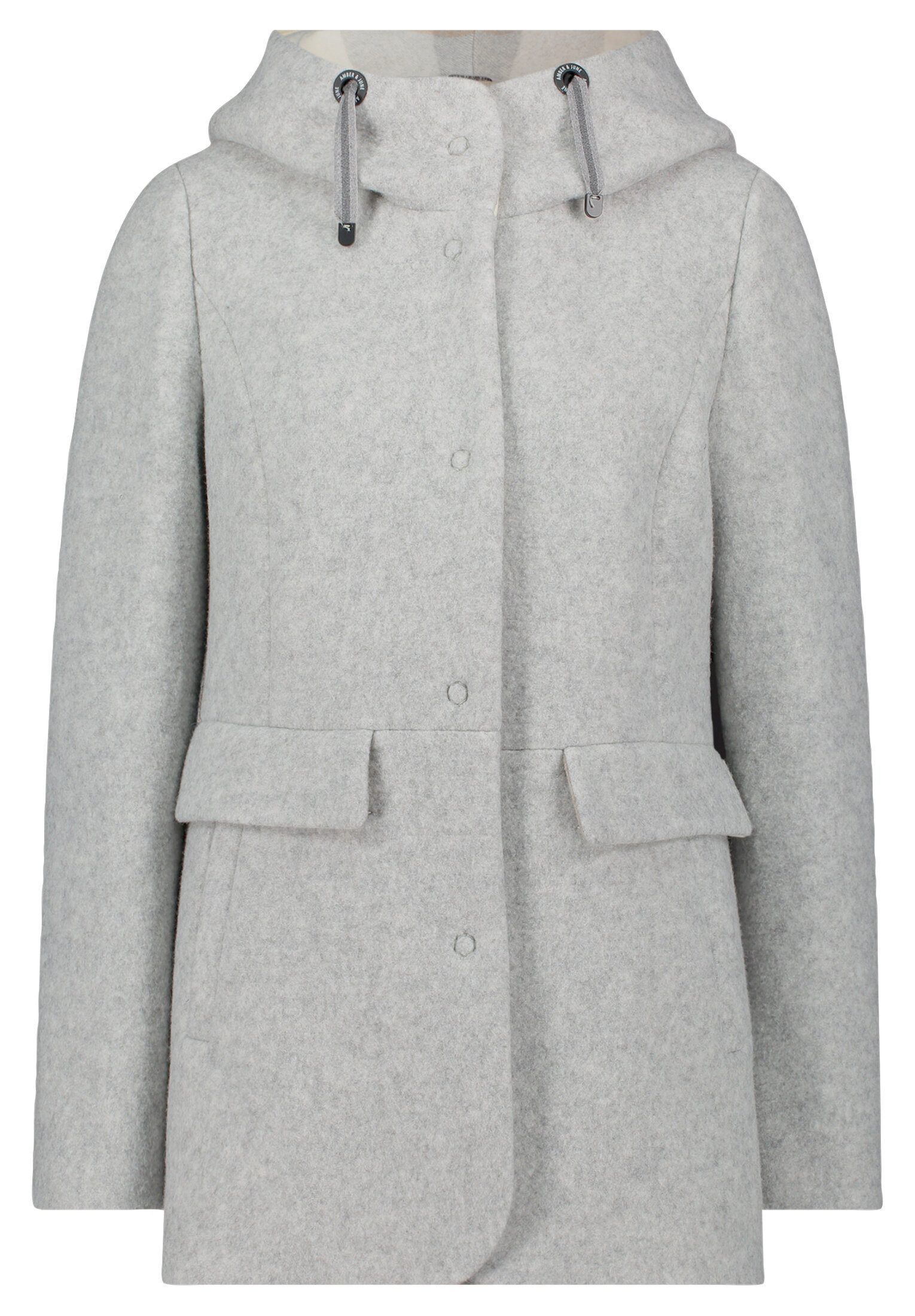 Amber & June Winterjacke Damen mit Kapuze