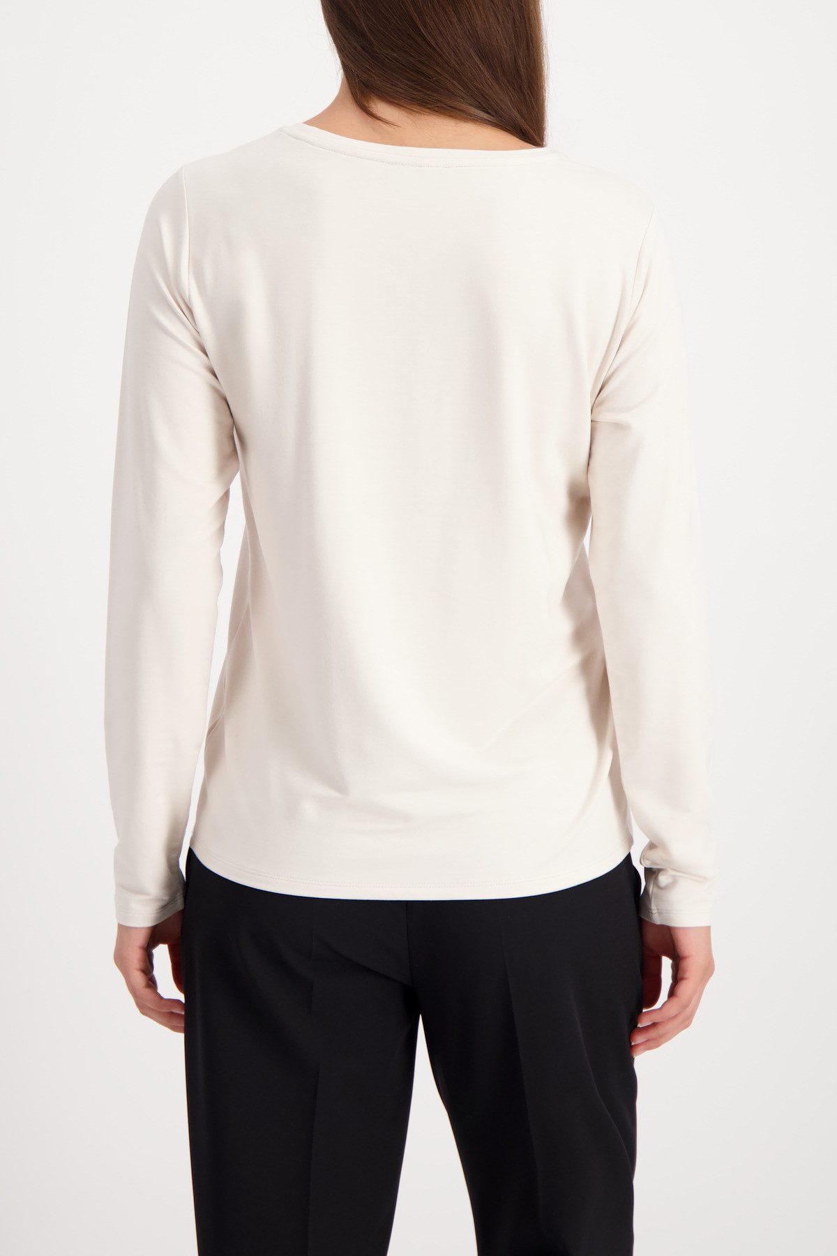 Monari Langarmshirt Shirt Frauen Café Regular günstig online kaufen