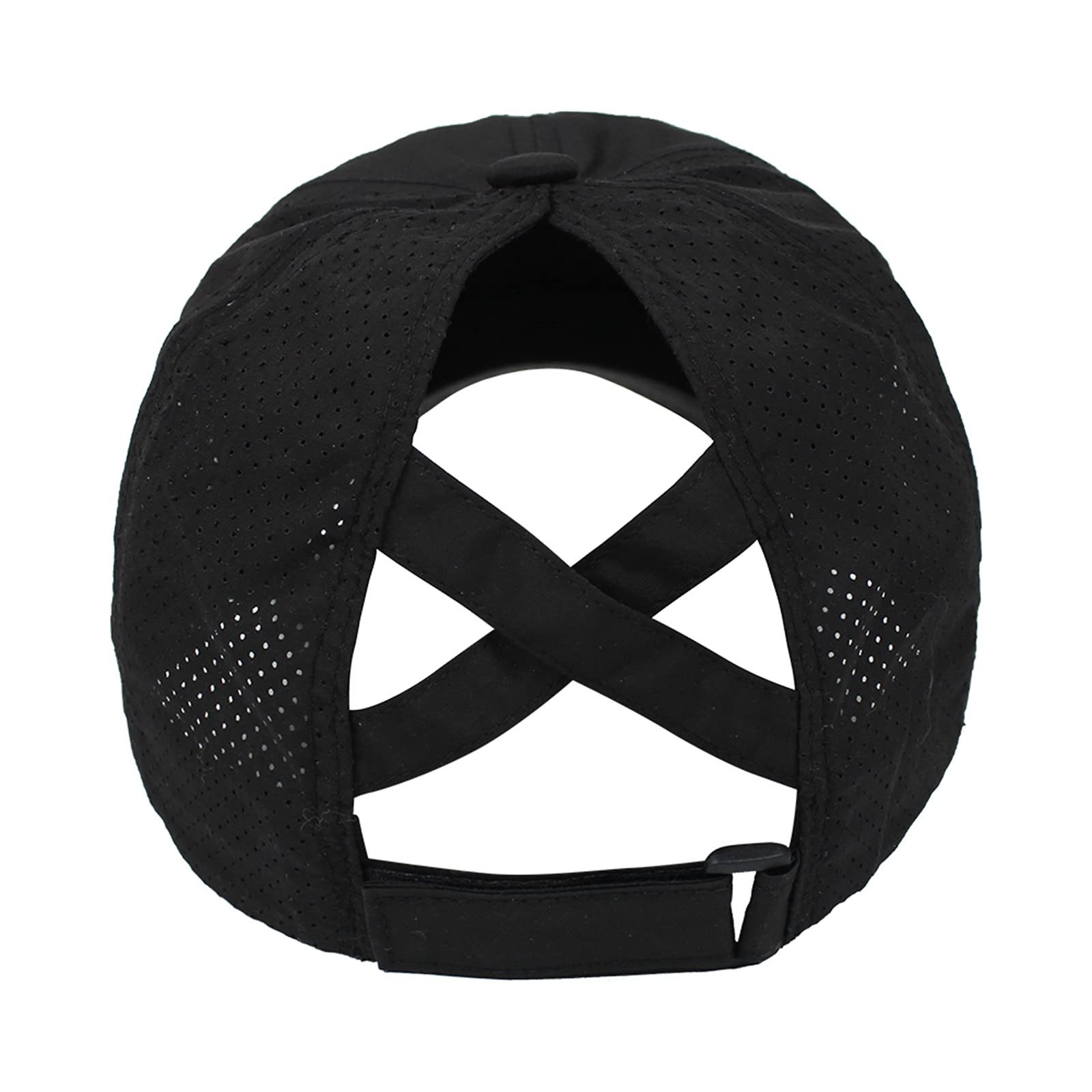 Zyronn Baseball Cap Baseballkappe für Damen mit überkreuzter Öffnung für den Pferdeschwanz Schnelltrocknende Trucker-Cap, geeignet für Outdoor-Sportarten. – Bild 4 von 5