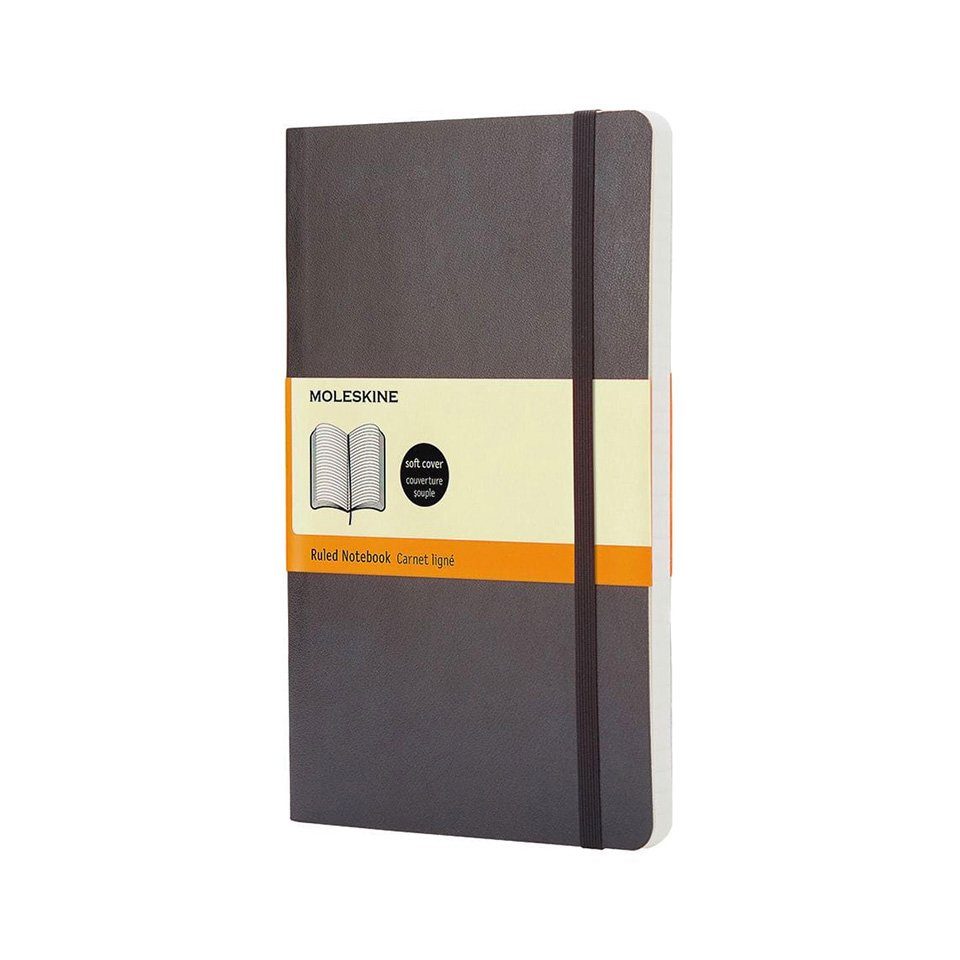 MOLESKINE Notizbuch Classic Large Notizbuch DIN A5 LINIERT SCHWARZ | Notizbücher