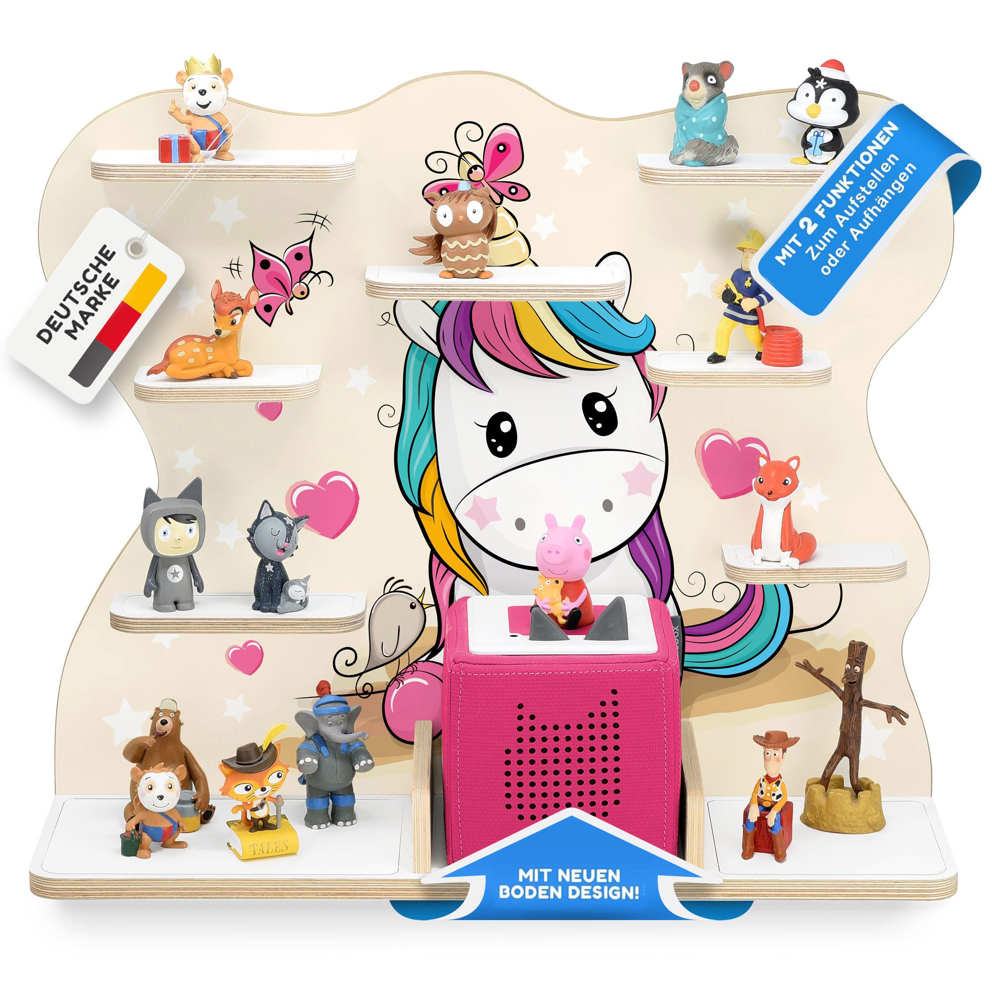 stadtecken Kinderregal Musikbox Regal - Holzregal geeignet für die Toniebox günstig online kaufen