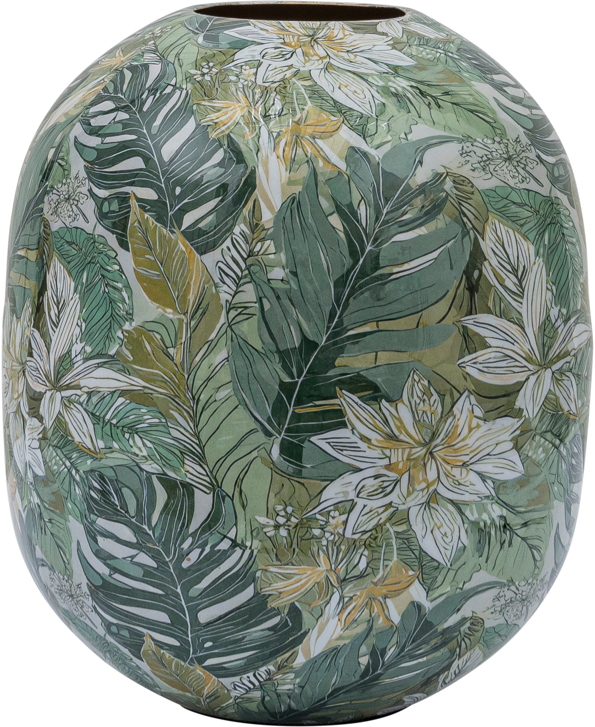 Creativ home Tischvase Vase (1 St), mit floralem Dekor
