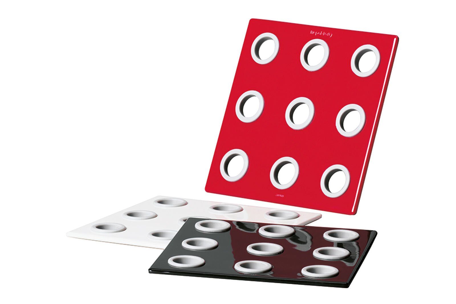 Mepal Glasuntersetzer 16 Domino Weiß cm, 1-tlg. 16 Untersetzer x
