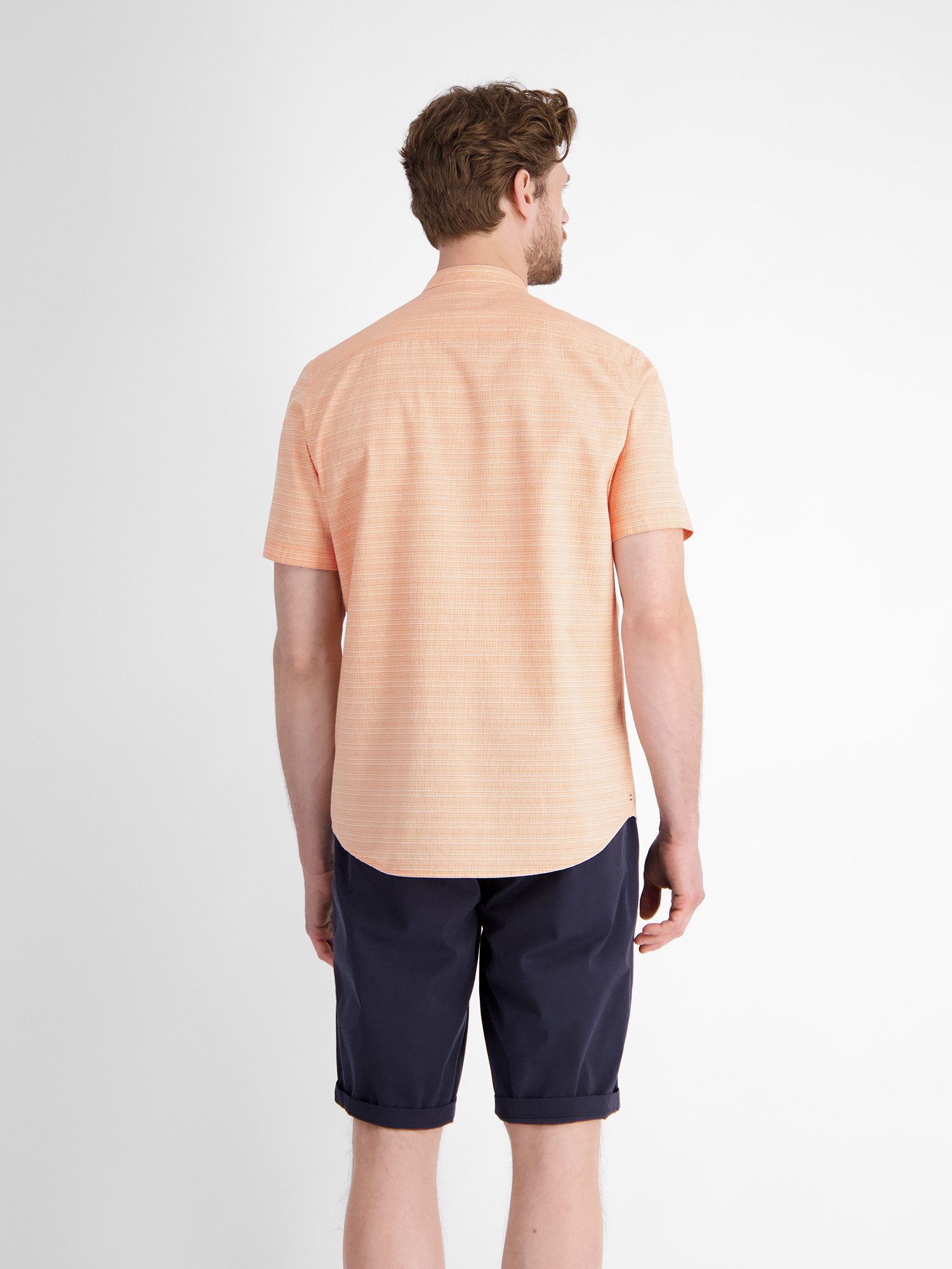 LERROS Kurzarmhemd LERROS Kurzarmhemd in Seersuckerqualität