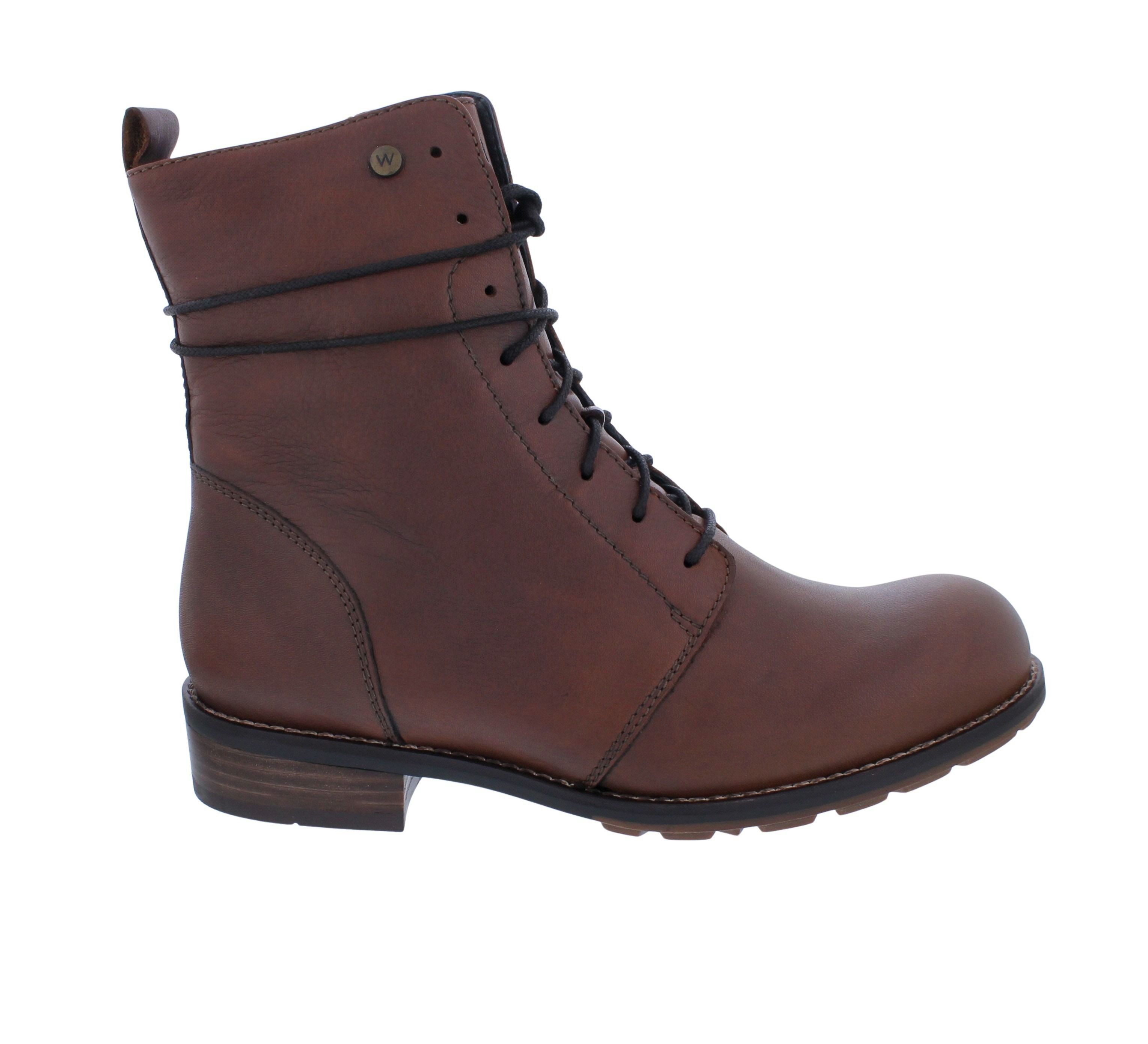 WOLKY Wolky Stiefelette Murray XW 0444420-430, Velvet - Glattleder, Cognac - Schnürstiefelette