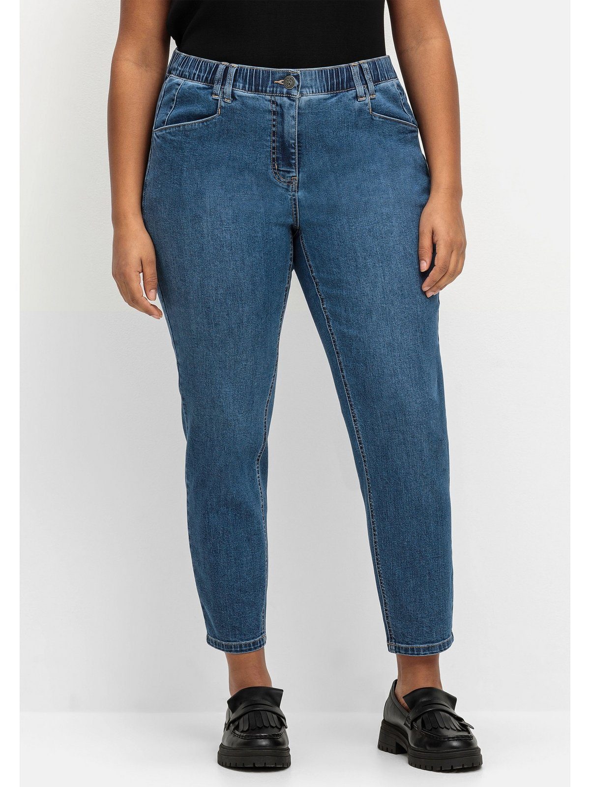 Sheego Stretch-Jeans Große Größen aus ultraflexibler Qualität