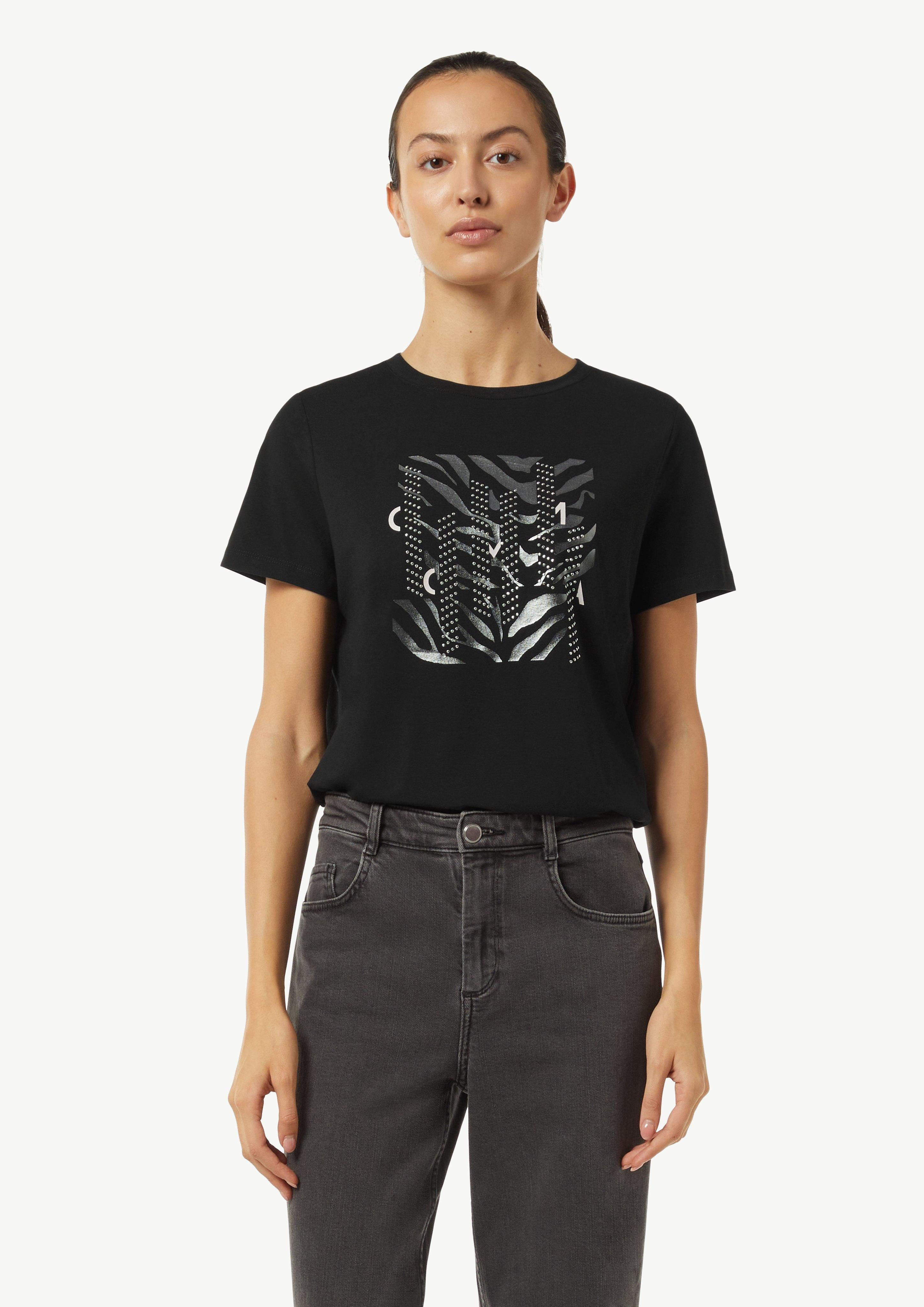 Kurzarmshirt T-Shirt mit Artwork