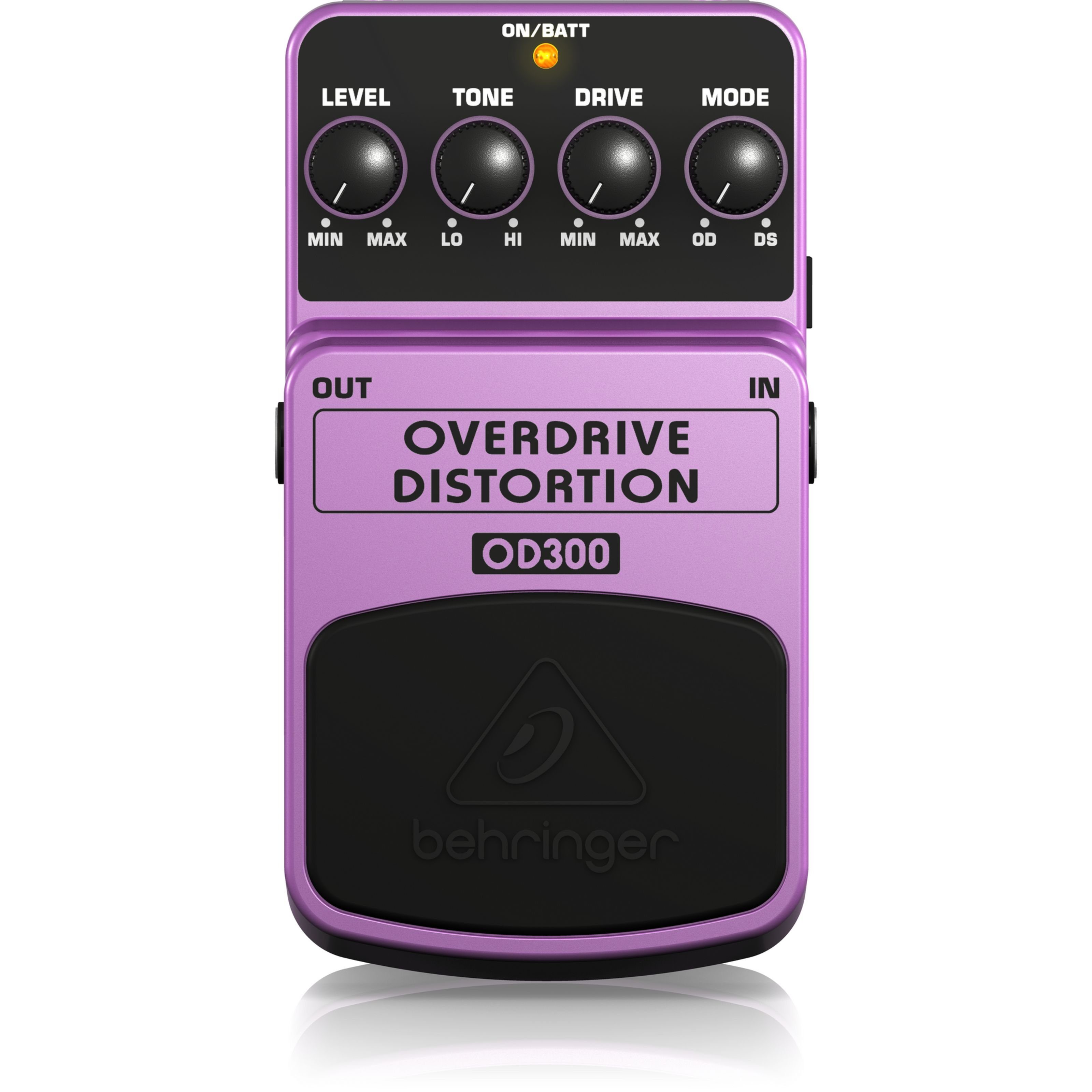 Behringer Musikinstrumentenpedal, (Effekte, Verzerrer), OD300 Overdrive/Distortion - Verzerrer für Gitarren