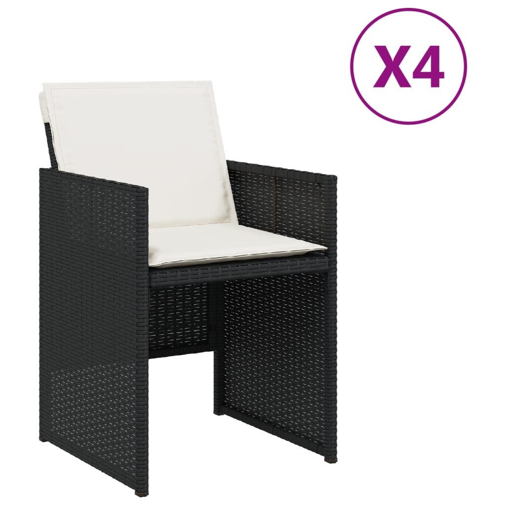 vidaXL Gartenstuhl Gartenstühle mit Kissen 4 günstig online kaufen