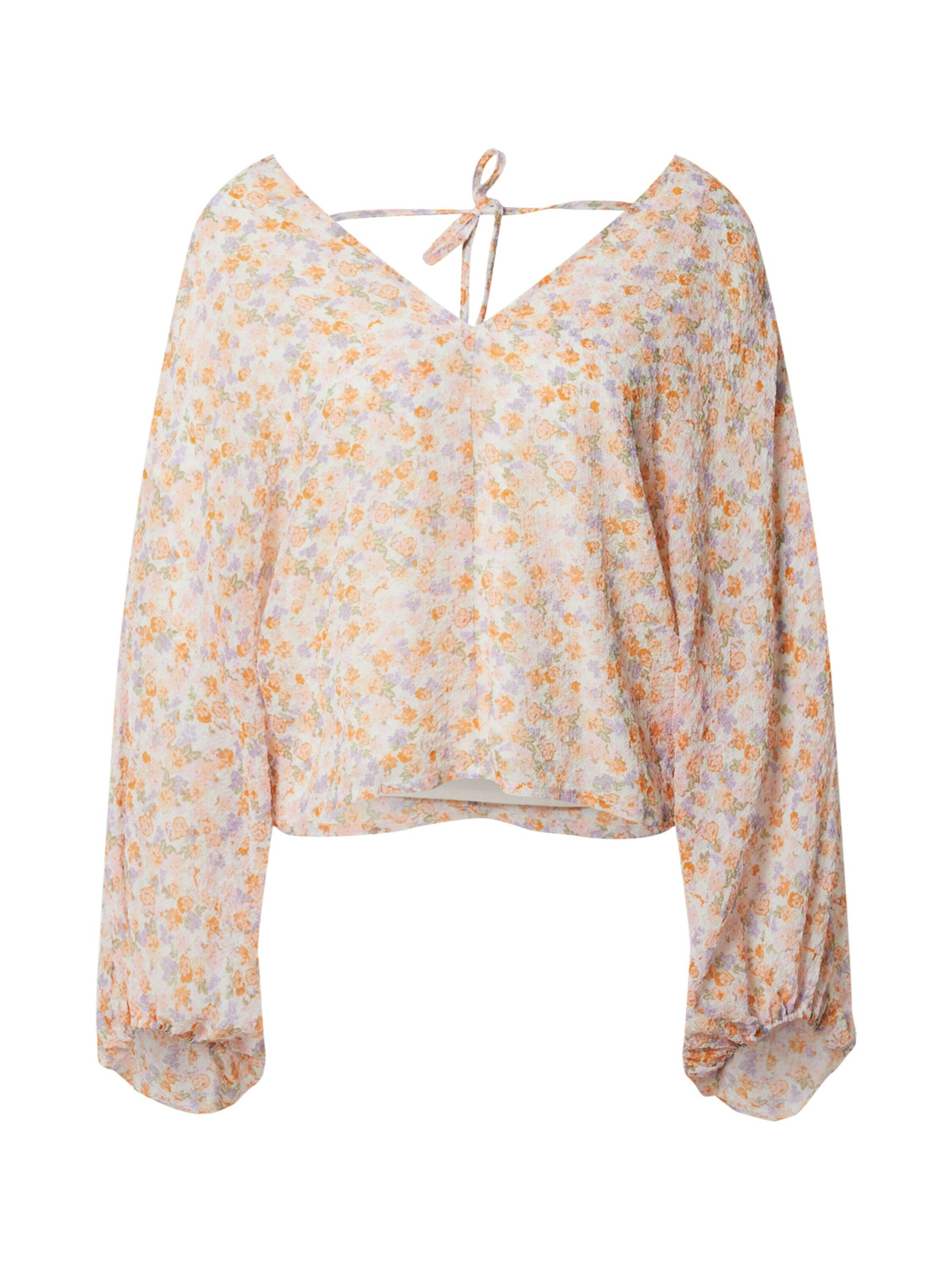 EDITED Langarmbluse Fine (1-tlg) Drapiert/gerafft