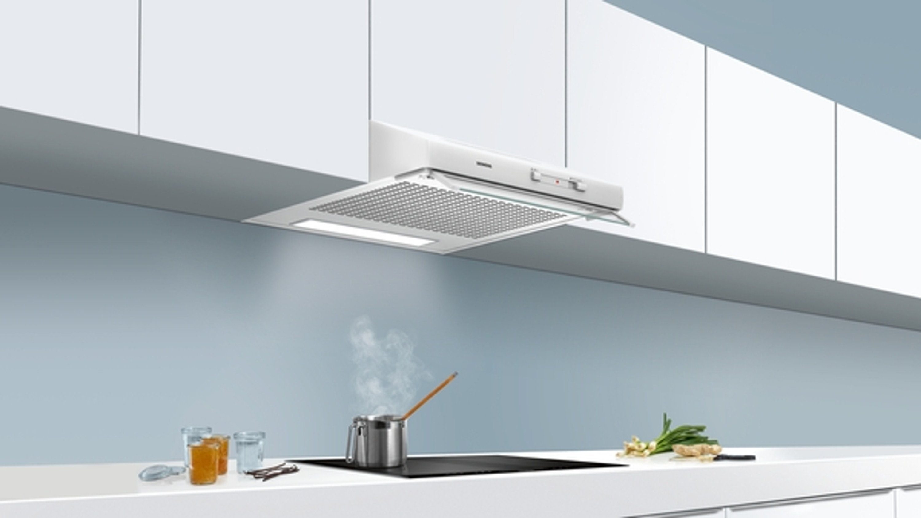 SIEMENS Unterbauhaube LU62LFA21 LU62LFA21, LED-Beleuchtung, Wahlweise Abluft- oder Umluftbetrieb