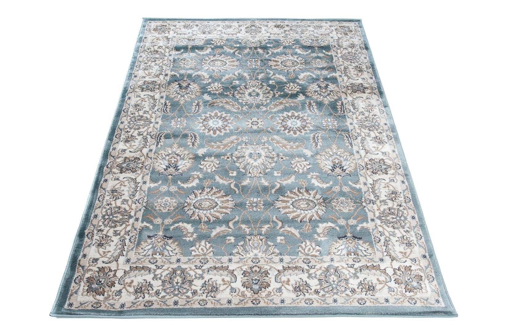 x Teppich Blau, Teppich Orient Traditioneller Oriente für - cm, Orientteppich Geeignet 60 Wohnzimmerteppich Mazovia, 100 Fußbodenheizung, Pflegeleicht,