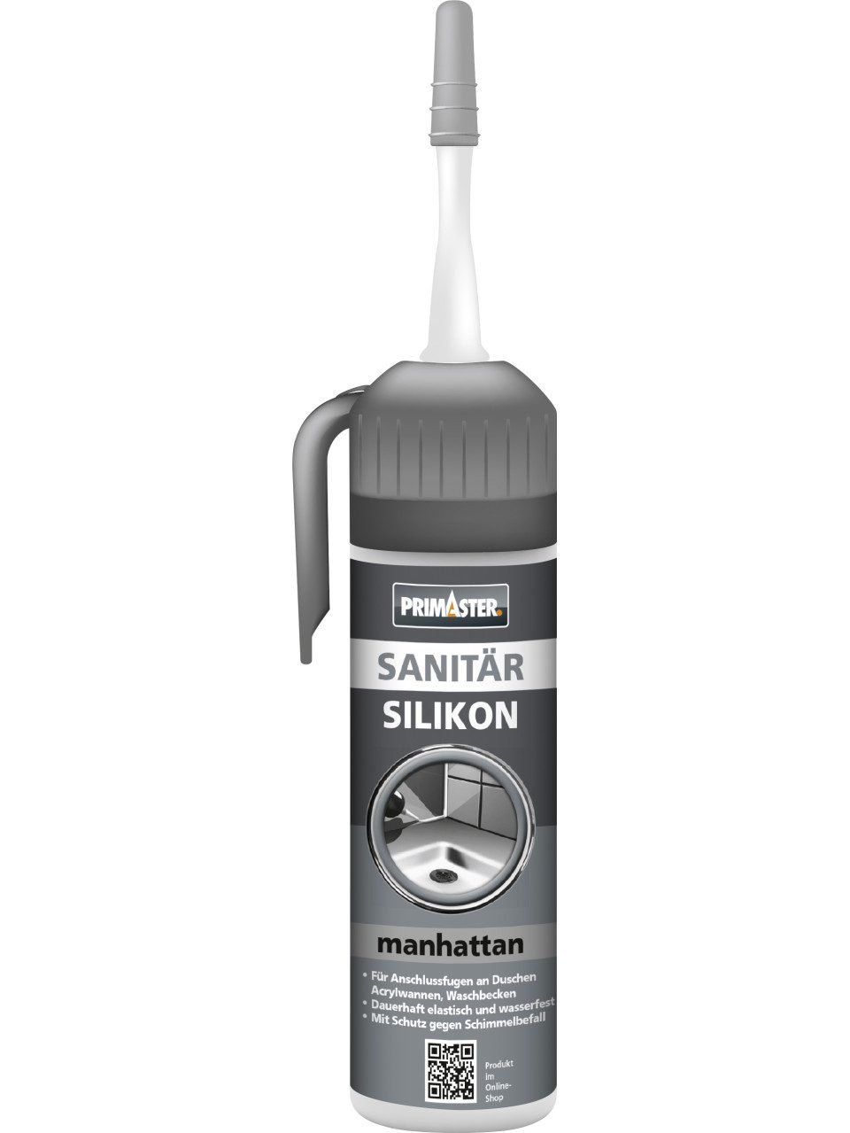 Primaster Silikon Primaster Sanitär Silikon manhattan 100 ml