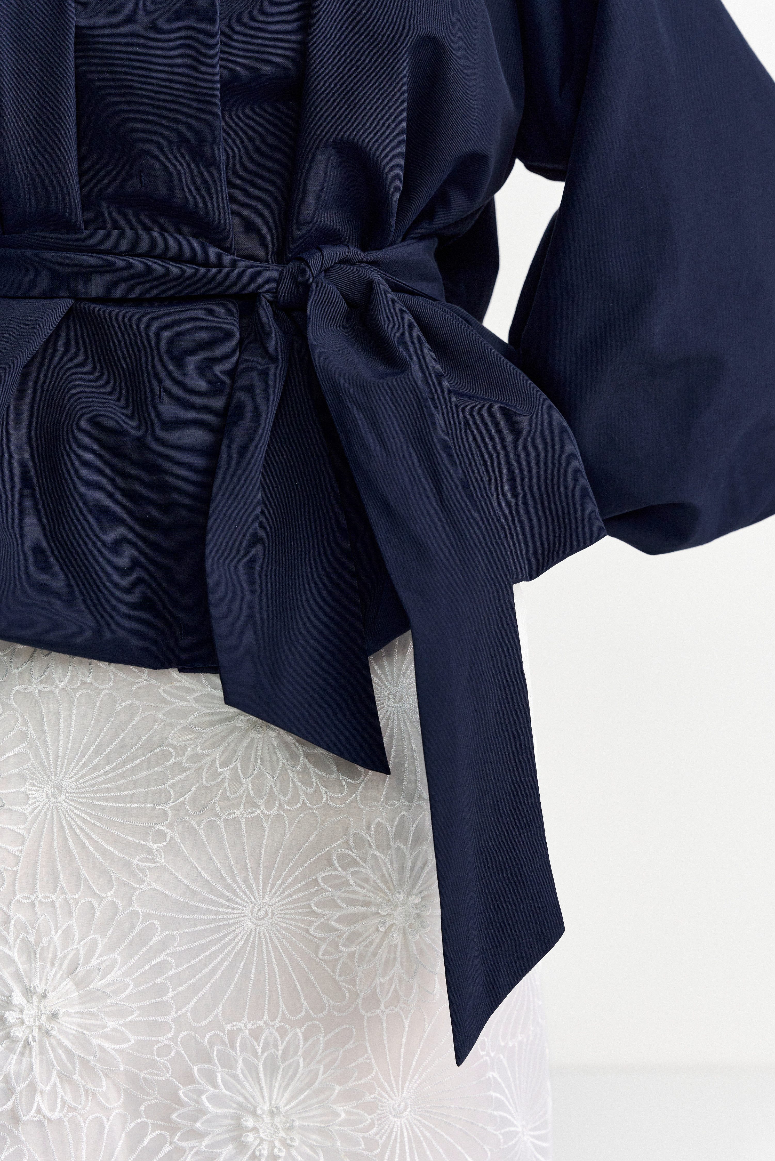 RICHROYAL Blusenjacke im Kimono-Stil mit breitem Bindegürtel, weite Form, 3 günstig online kaufen