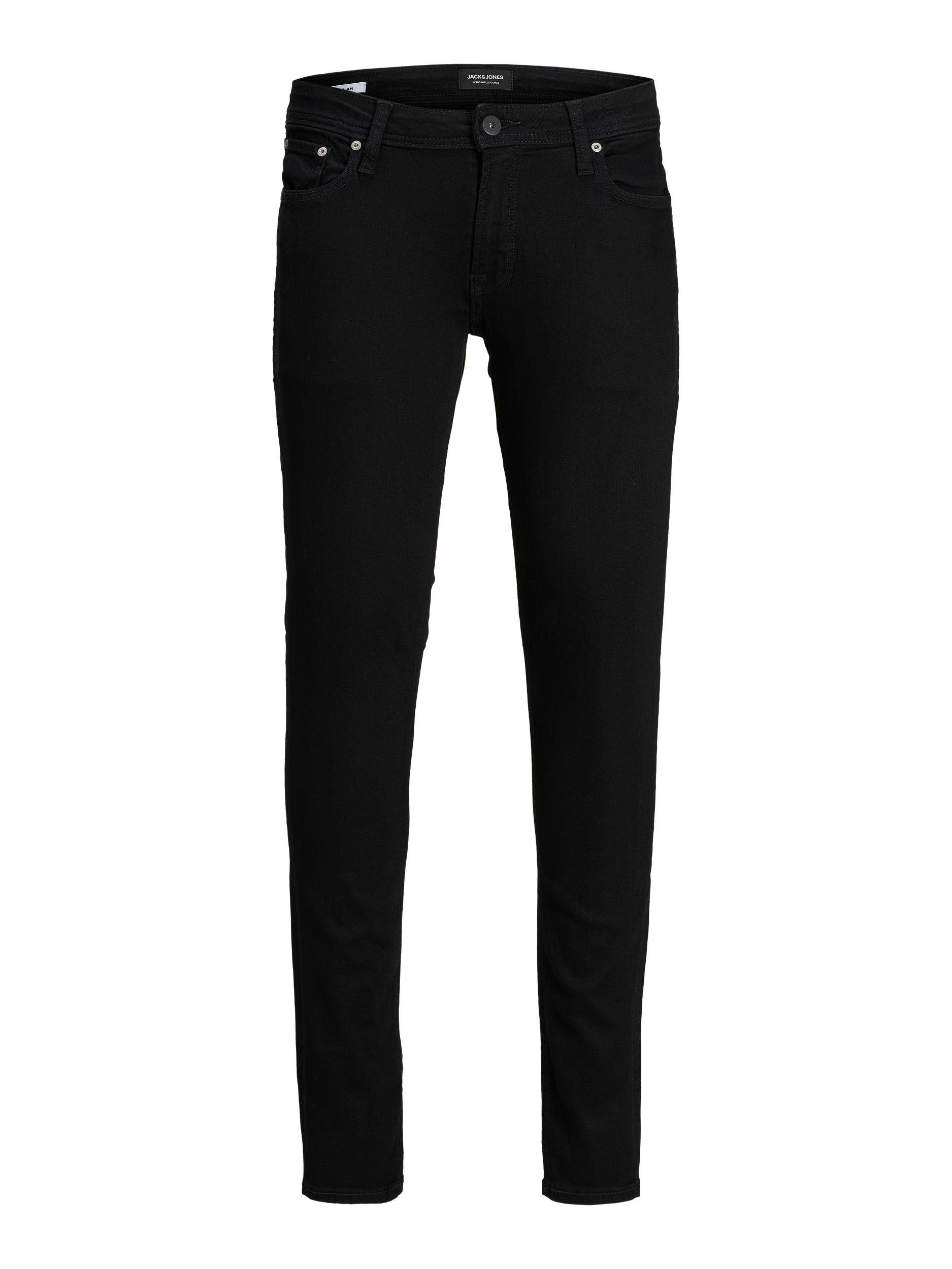 Jack & Jones Skinny-fit-Jeans JJILIAM GE 314 black JJORIGINAL den