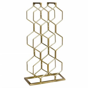 Home&Styling Weinregal Weinregal für 8 Flaschen Metall Golden, 1-tlg.