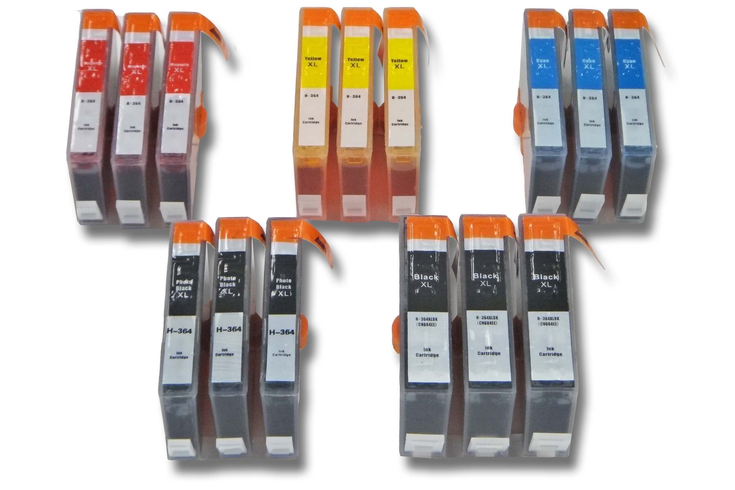 vhbw Tintenpatrone (passend für HP Officejet 6500 All-In-One Drucker & Kopierer Tintenstrahldrucker)