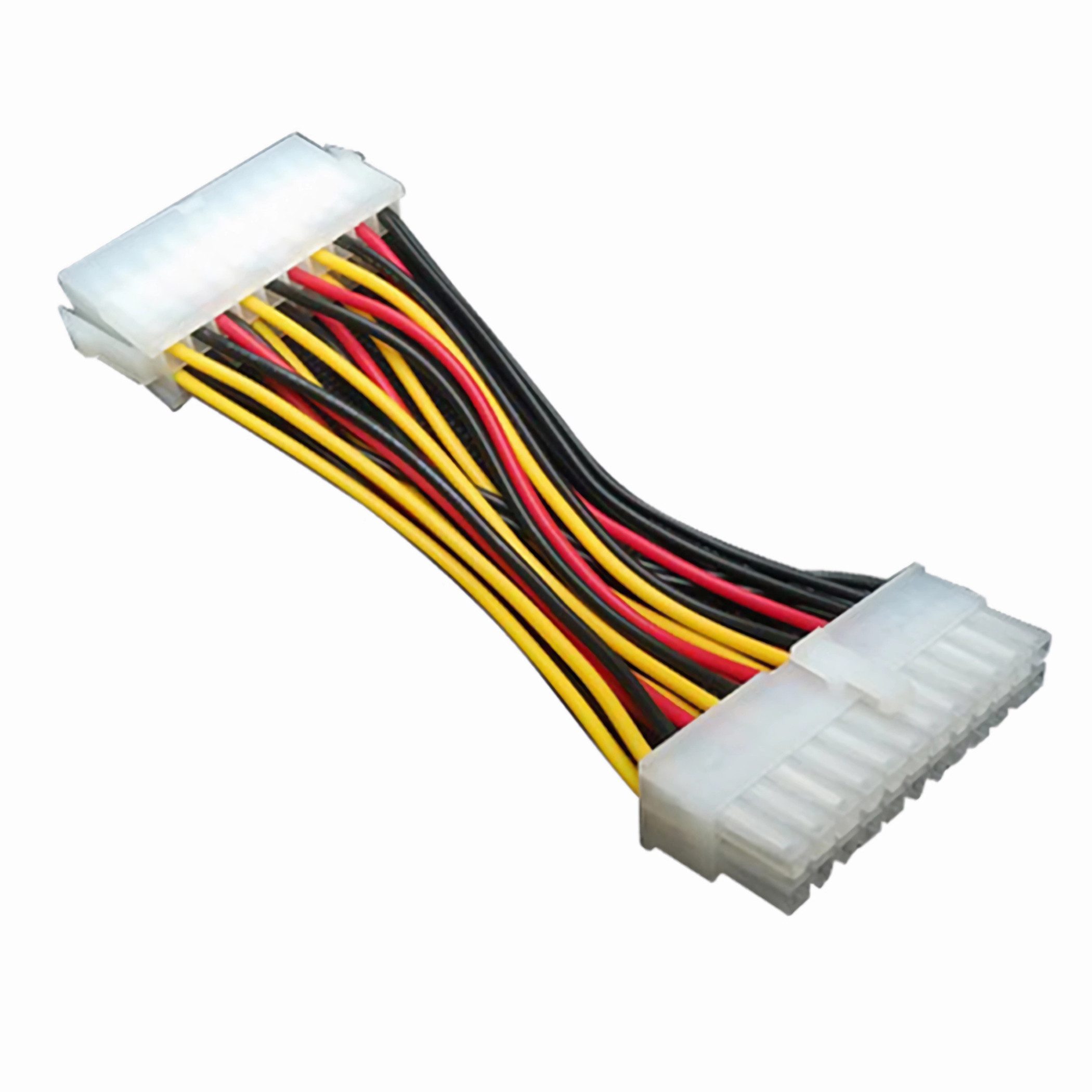Bolwins P27 Netzteil Strom Kabel Adapter 20pin Stecker auf 24pin Mainboard PC Computer-Kabel, 20-Pin ATX Stecker, 24-Pin ATX Buchse (10 cm), Kompakter ATX-Adapt – Bild 2 von 5