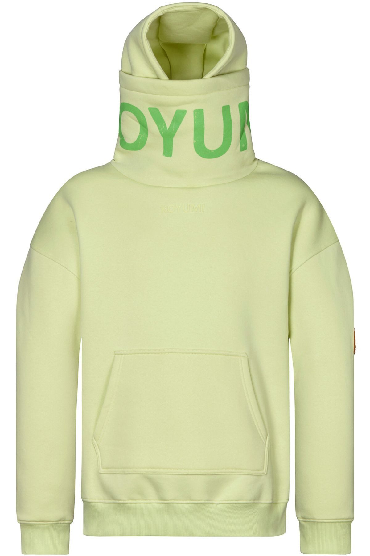 Koyumi Hoodie KOYUMI Winter Hoodie Herren mit hohem Kragen & Halswärmer (Einzelartikel) Oversize Schnitt, hoher Kragen, Kapuze, weicher Baumwollmix