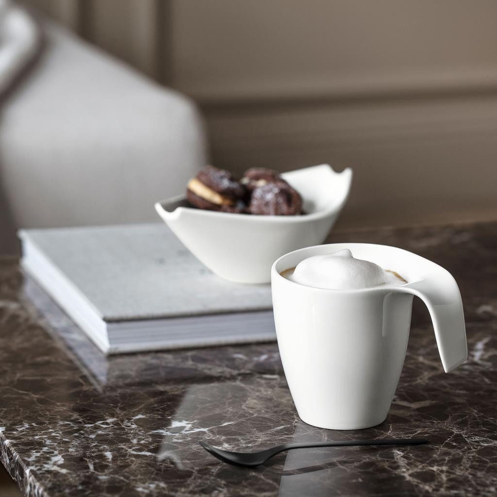 Villeroy & Boch Becher Flow Kaffeebecher 280 ml 6er Set, 6-tlg., Porzellan