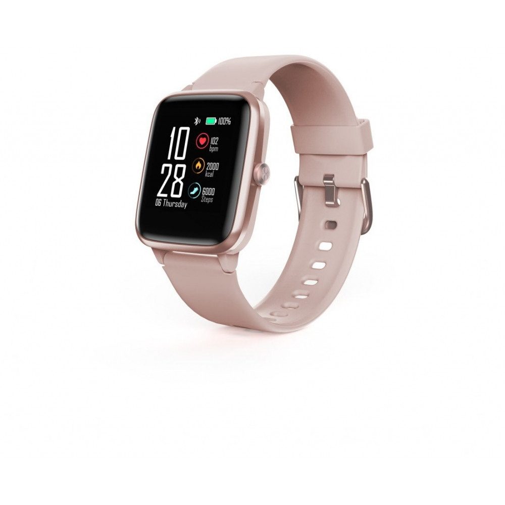 Hama Hama Fit Watch 5910 rosé Fitnessuhr. Fitnessuhr (Android), Rosa, Touchscreen-Display