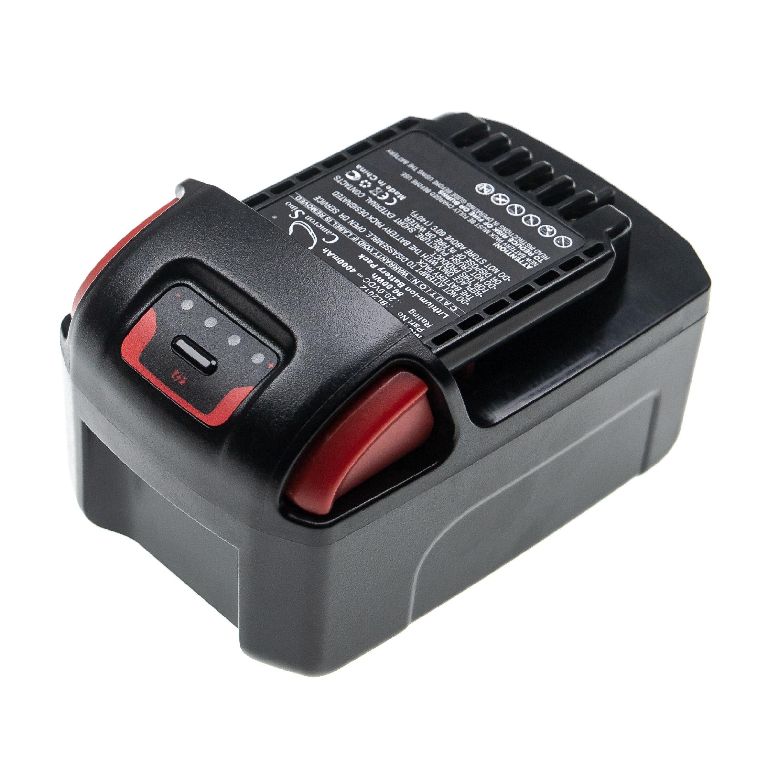 IRC-W7150, Ingersoll 4000 mAh für Rand passend vhbw IQV20, IRC-R3150-K2, Akku