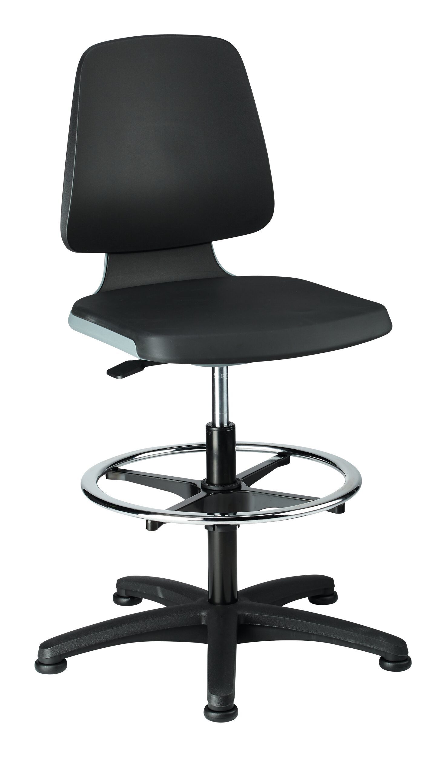 bimos Drehstuhl, Stuhl Labsit 3 anthrazit Integrierter Schaum, mit Fußring