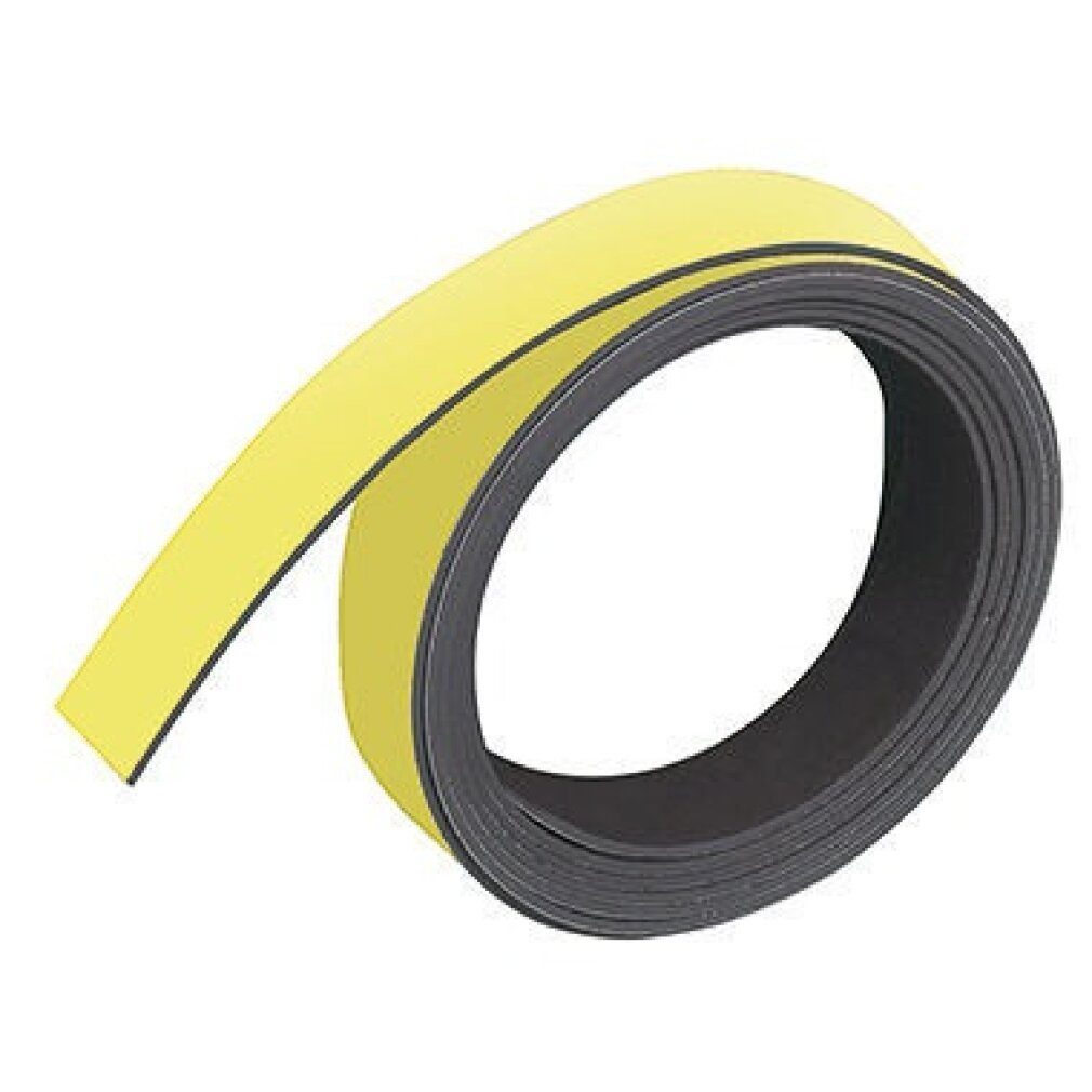 FRANKEN Klebeband Magnetband Gelb 5Mm X 1M