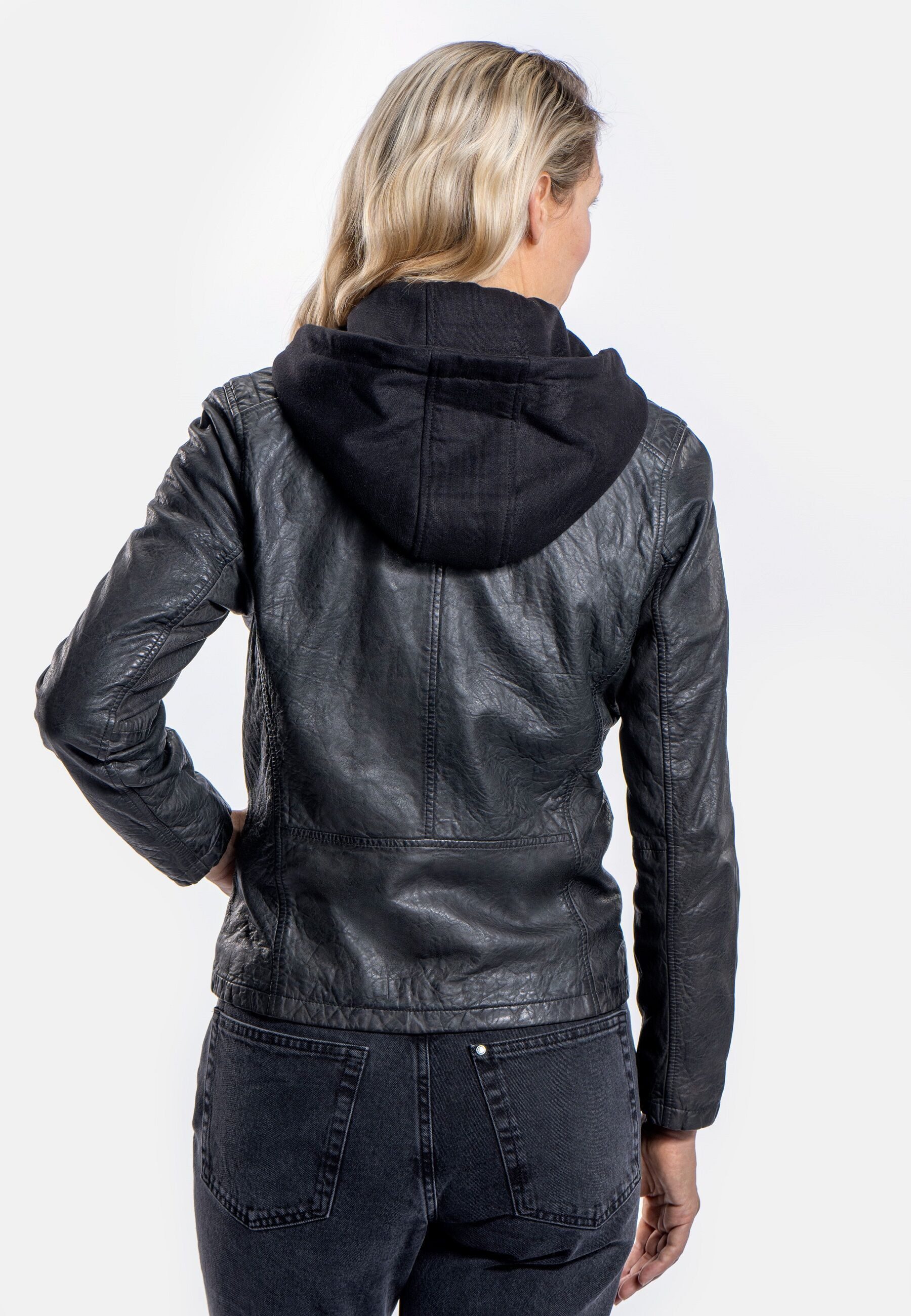 18N62 Lederjacke NEDAMARA (1-St) aus weichem Nappaleder